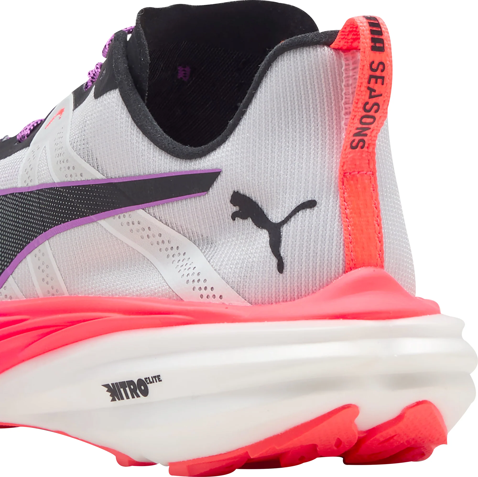 Puma Deviate Nitro Elite Womens Trail Running Shoes - White - Image 6
