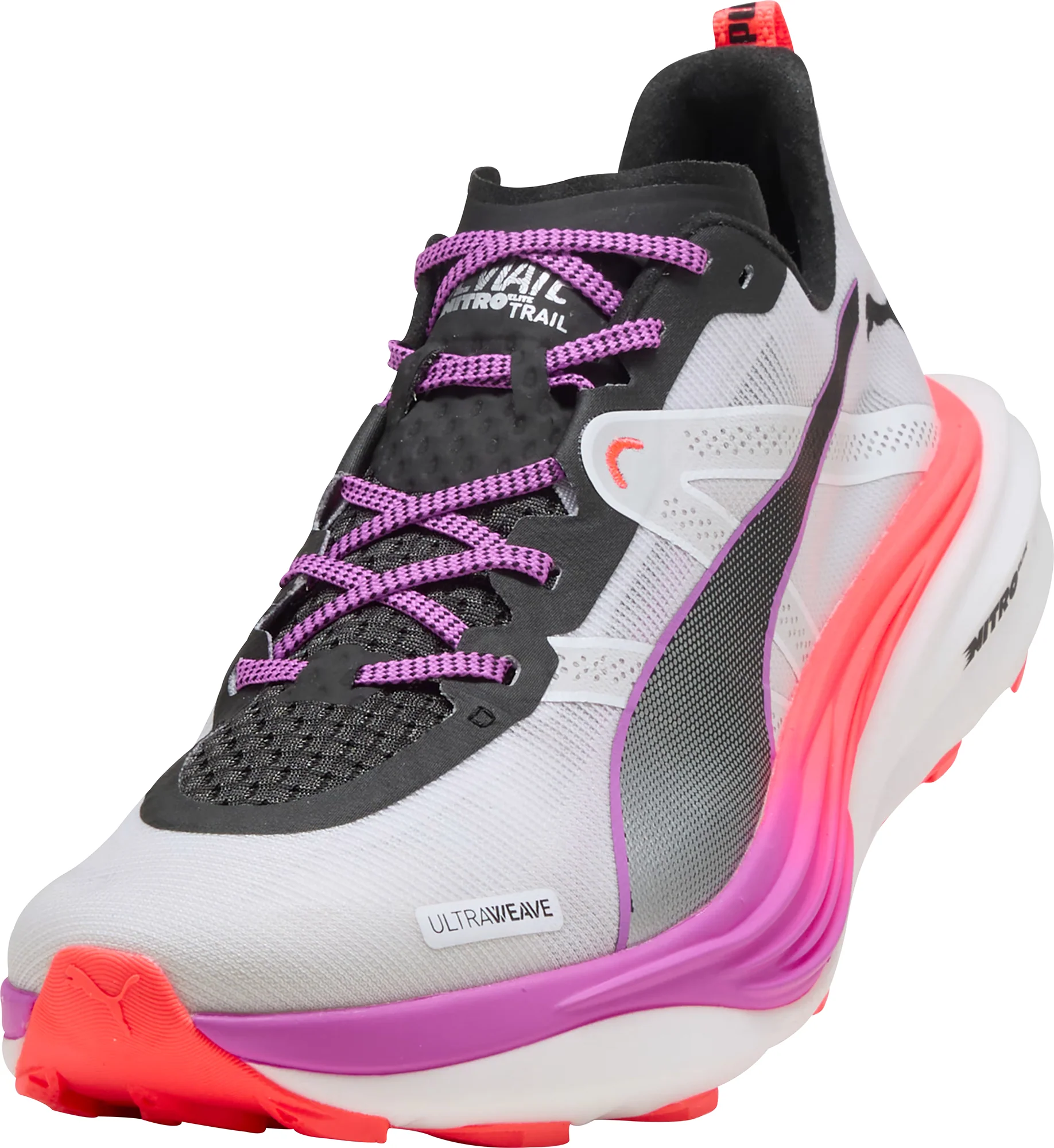 Puma Deviate Nitro Elite Womens Trail Running Shoes - White - Image 7