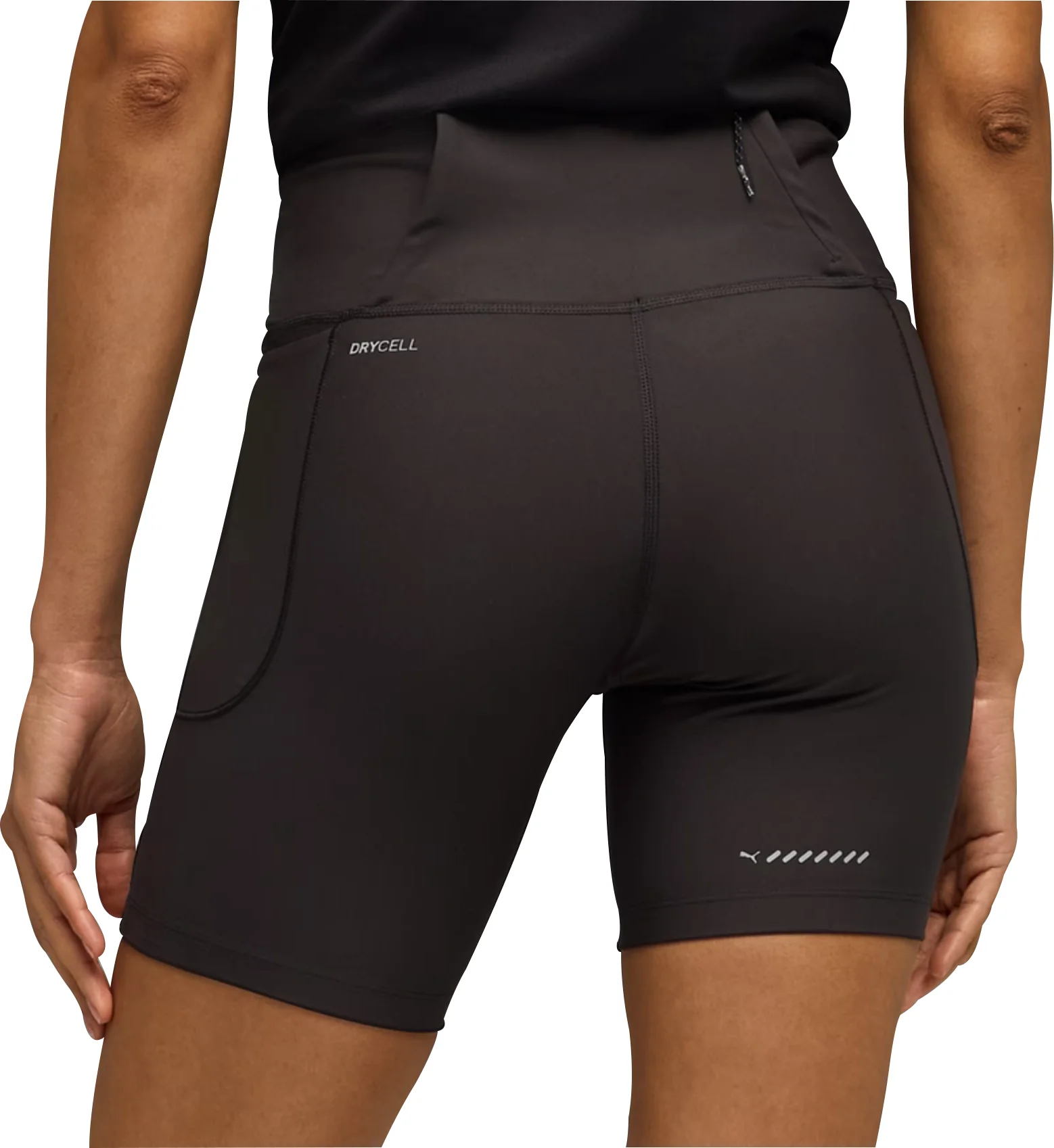 Puma DreamRun 7 Inch Womens Short Running Tights - Black - Image 2