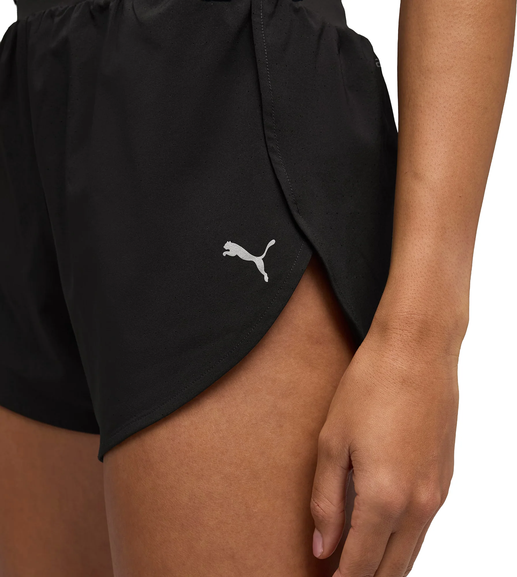 Puma DreamRun dryCELL 3 Inch Womens Running Shorts - Black - Image 3