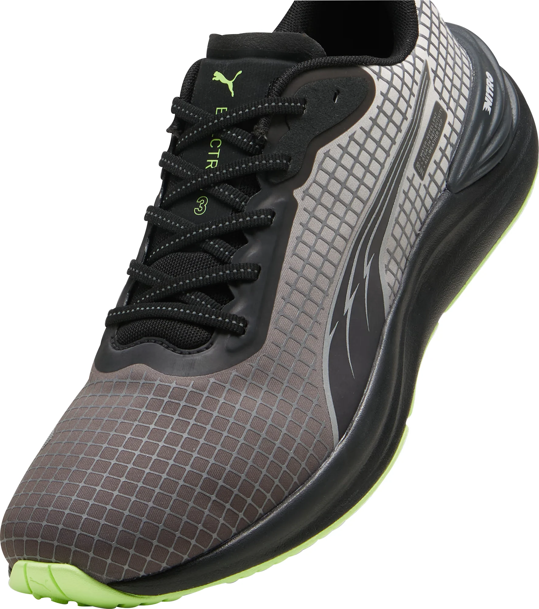Puma Electrify Nitro 3 WTR FV Mens Running Shoes - Black - Image 7
