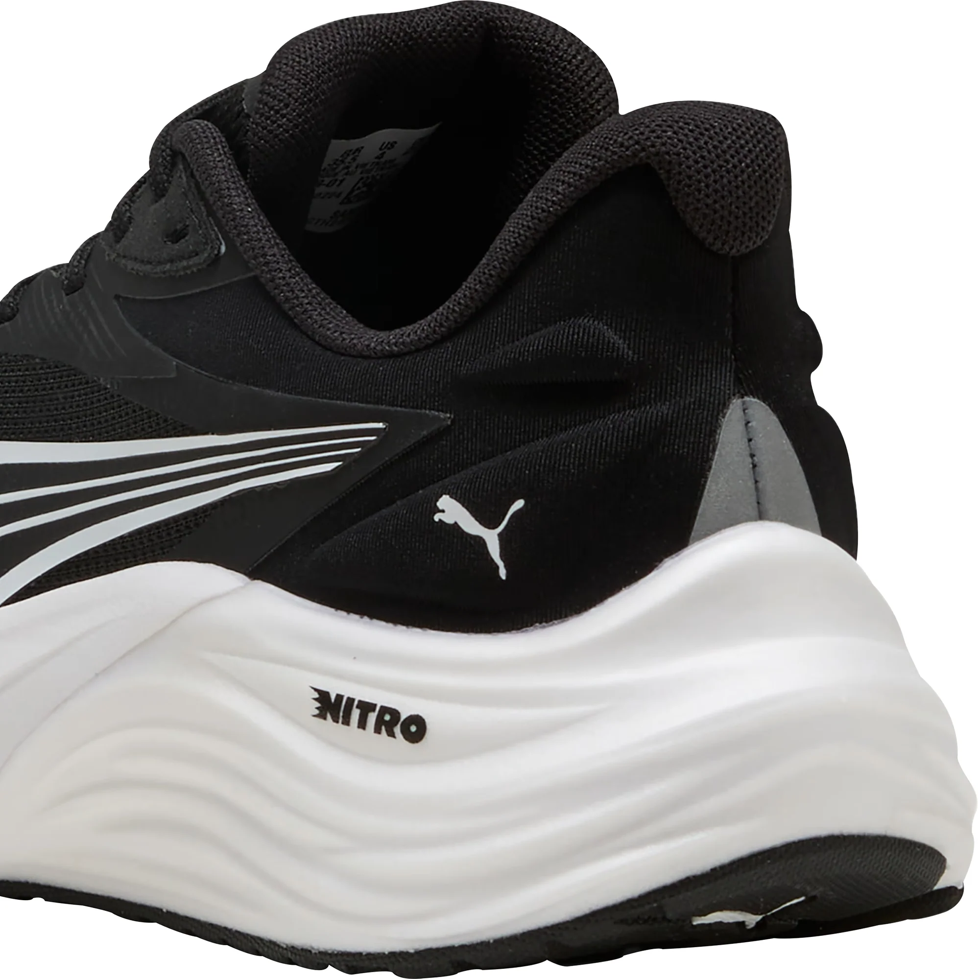 Puma Electrify Nitro 4 Junior Running Shoes - Black - Image 6