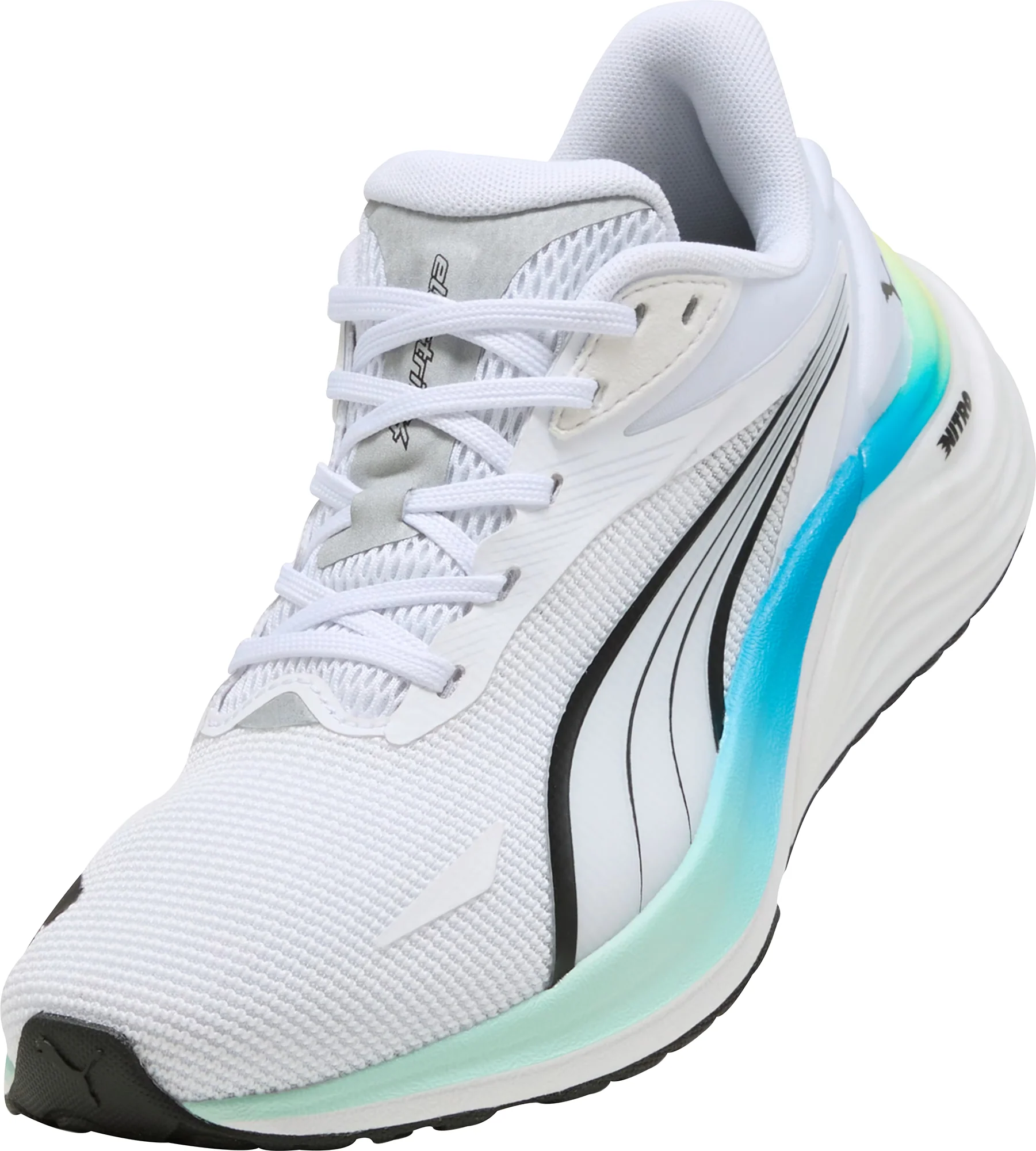 Puma Electrify Nitro 4 Junior Running Shoes - White - Image 7