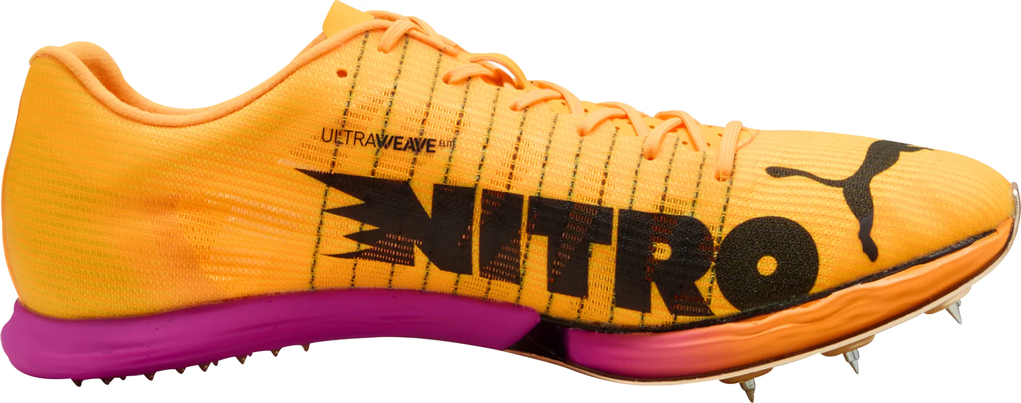 Puma evoSpeed Forte Nitro Elite Running Spikes - Orange - Image 3