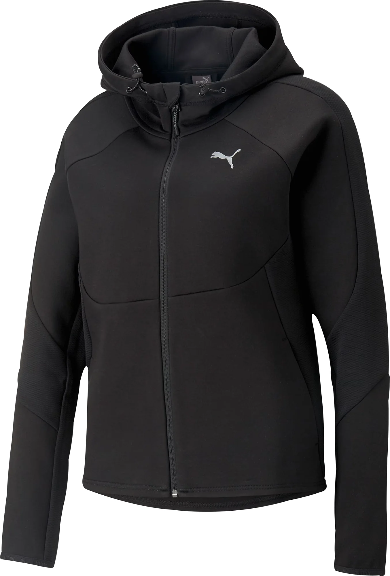 Puma EvoStripe Full Zip Womens Training Hoody - Black - Image 5