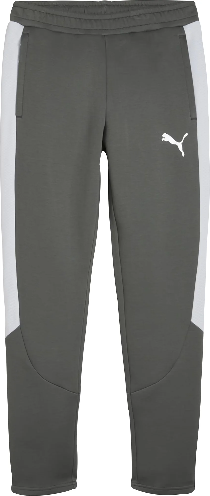 Puma EvoStripe Mens Training Joggers - Grey - Image 4