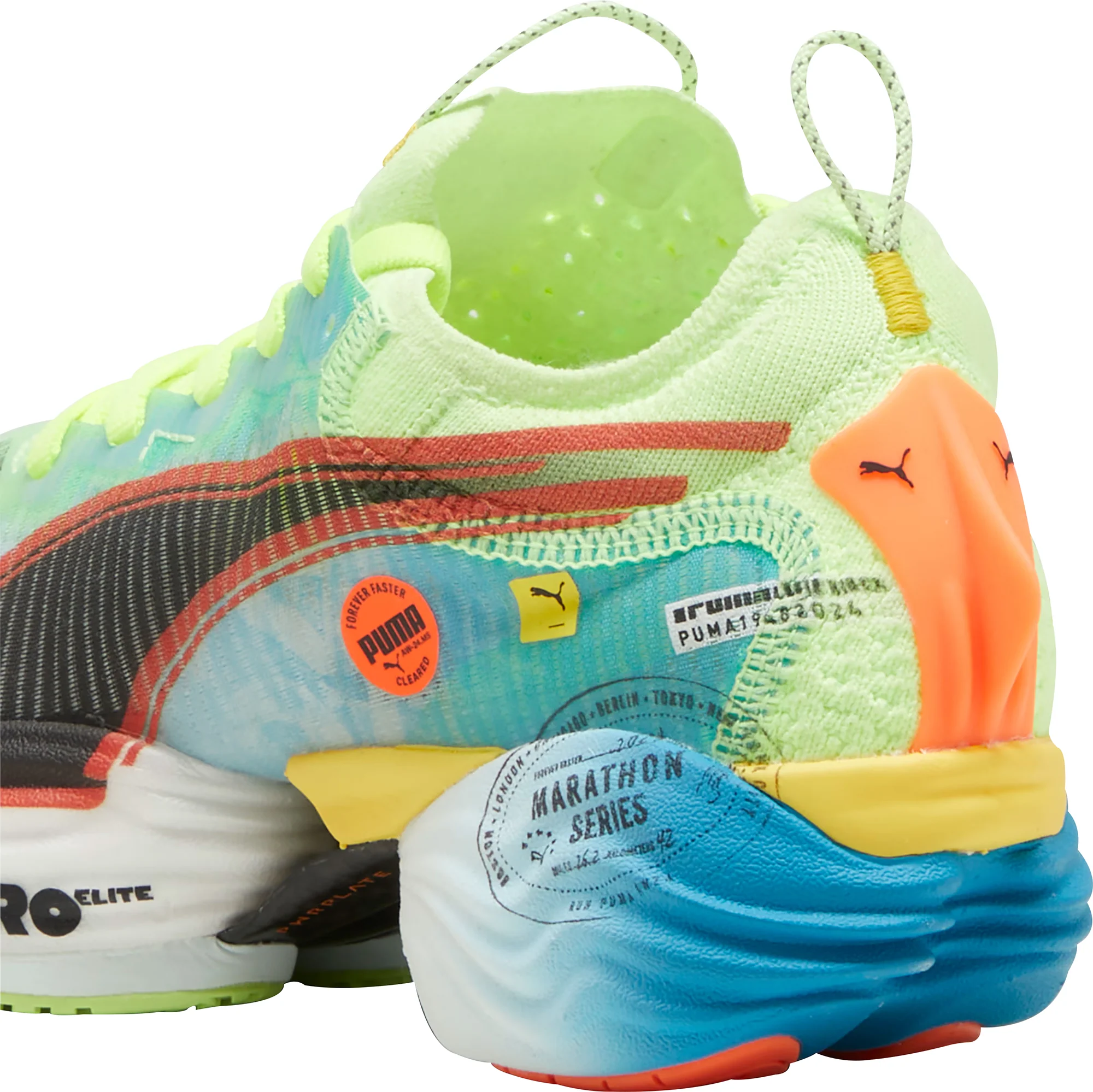 Puma Fast-R Nitro Elite 2 Womens Running Shoes - Green - Image 6