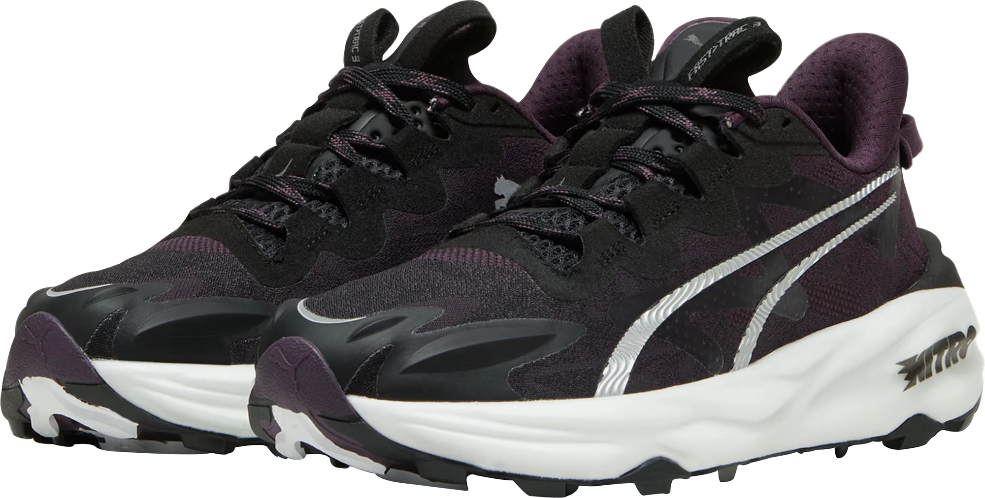 Puma Fast-Trac Nitro 3 Womens Trail Running Shoes - Black - Image 5
