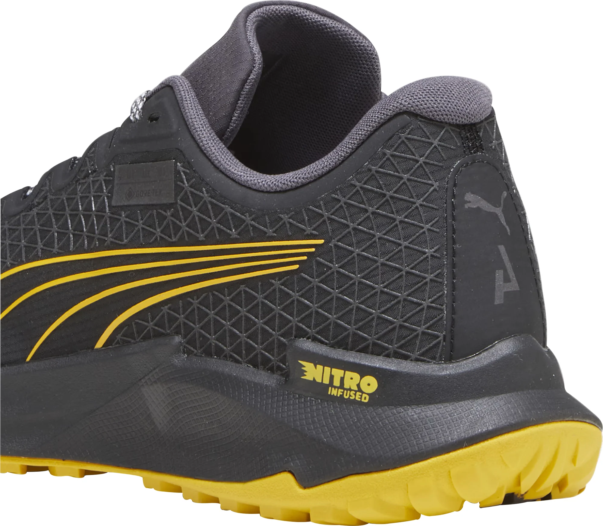 Puma Fast-Trac Nitro GORE-TEX Mens Trail Running Shoes - Black - Image 7