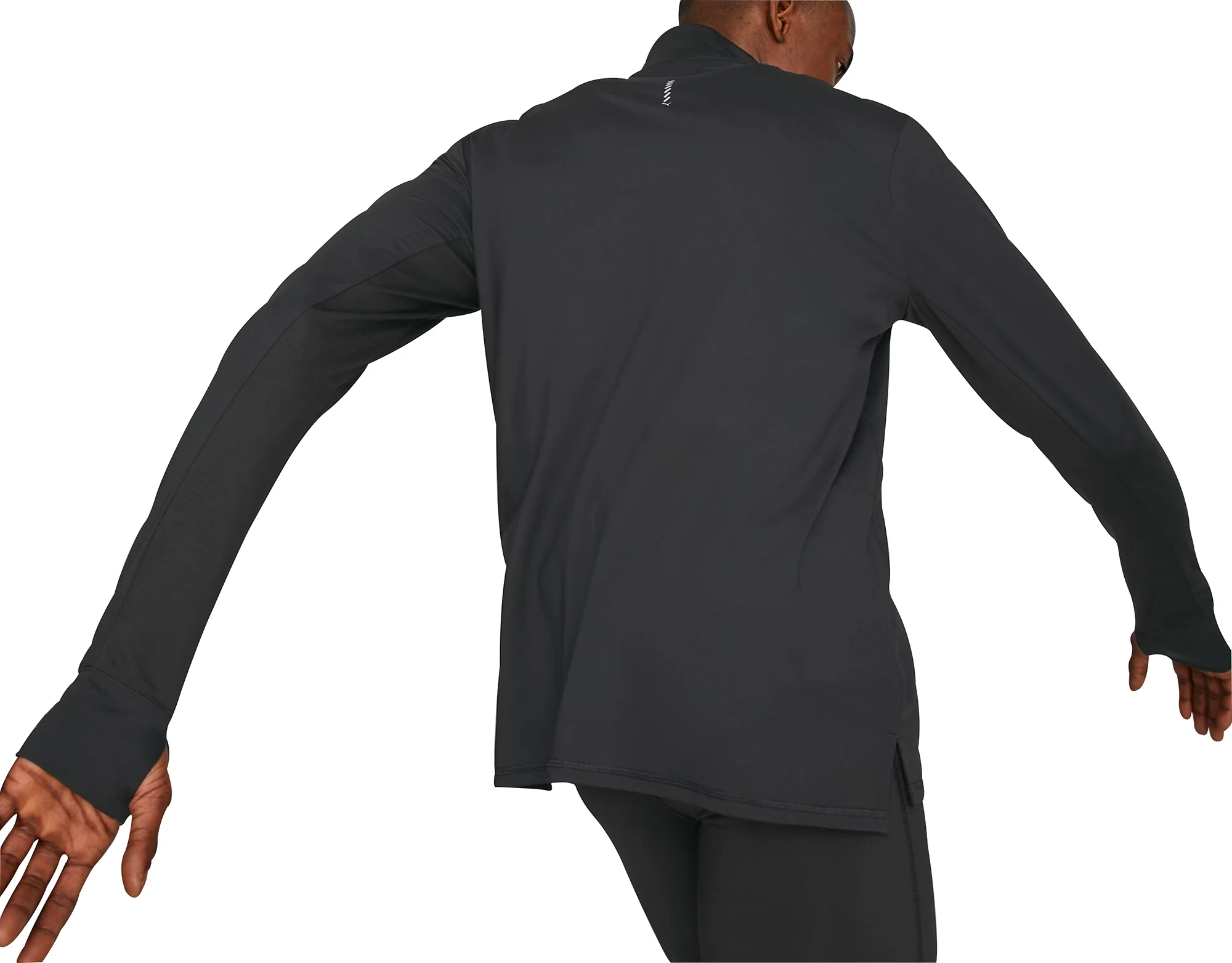 Puma Favourite Half Zip Long Sleeve Mens Running Top - Black - Image 2