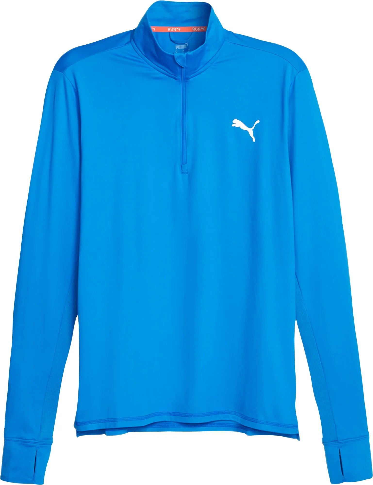 Puma Favourite Half Zip Long Sleeve Mens Running Top - Blue - Image 5