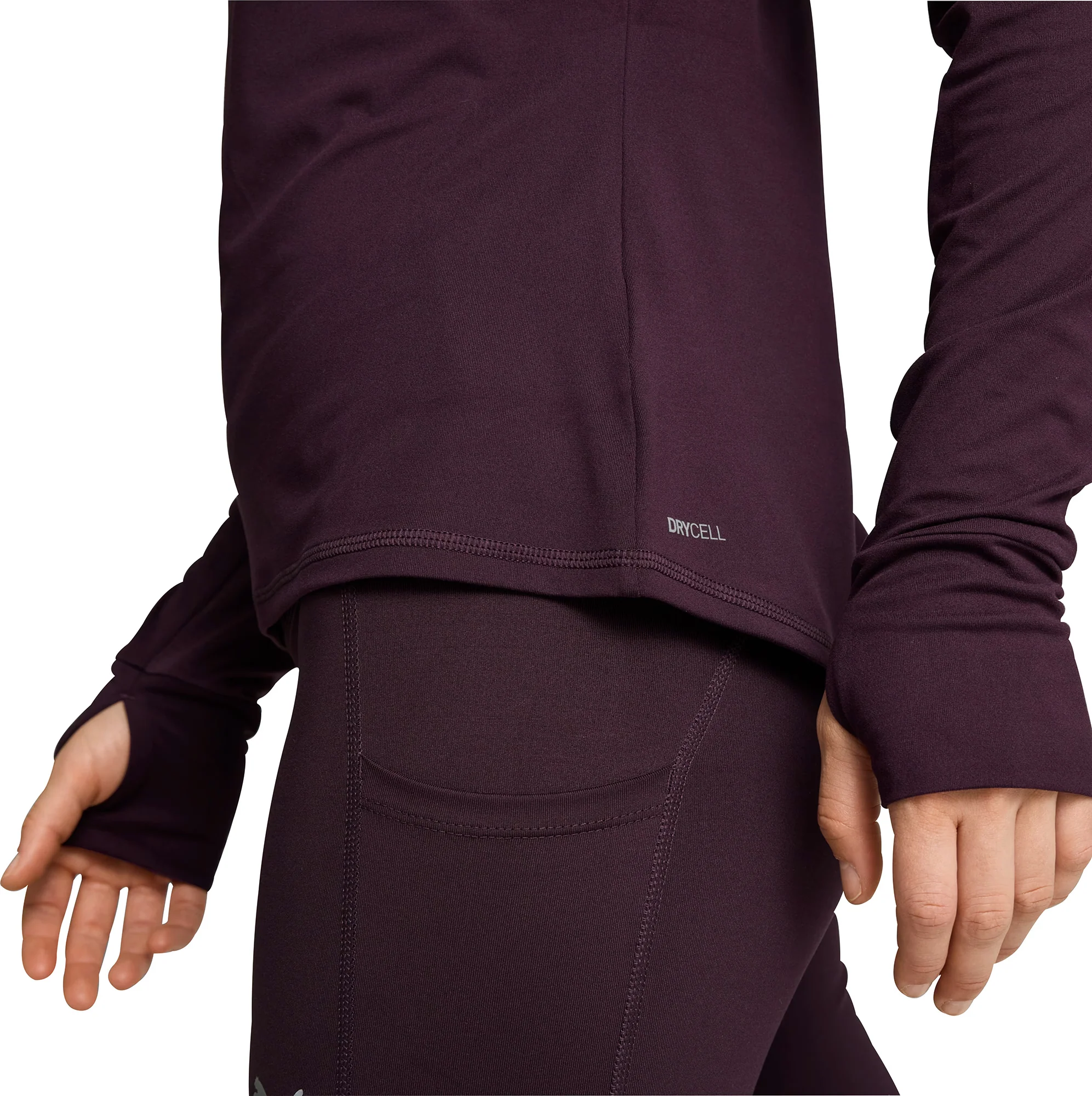 Puma Favourite Half Zip Long Sleeve Womens Running Top - Purple - Image 3