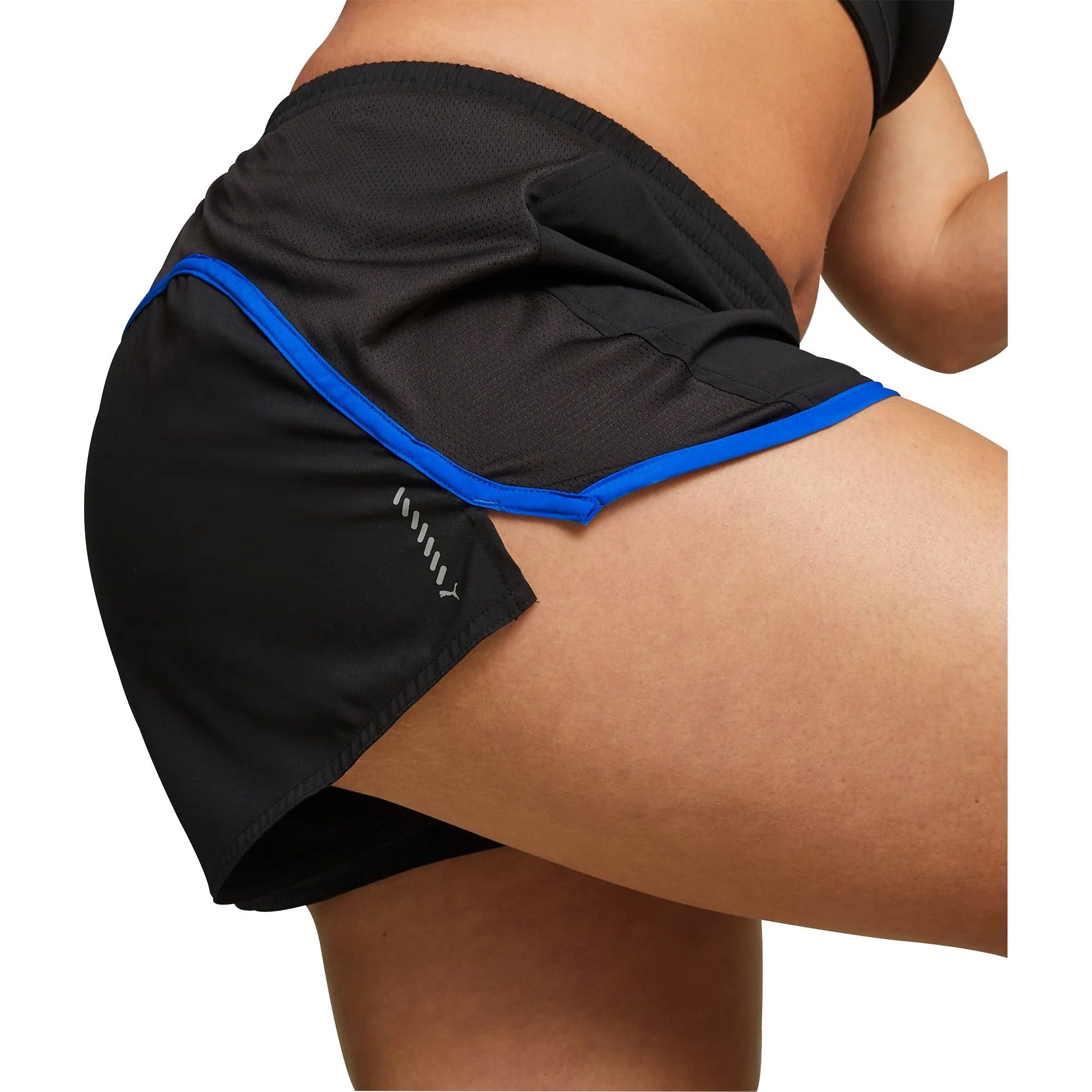 Puma Favourite Velocity 3 Inch Womens Running Shorts - Black - Image 2