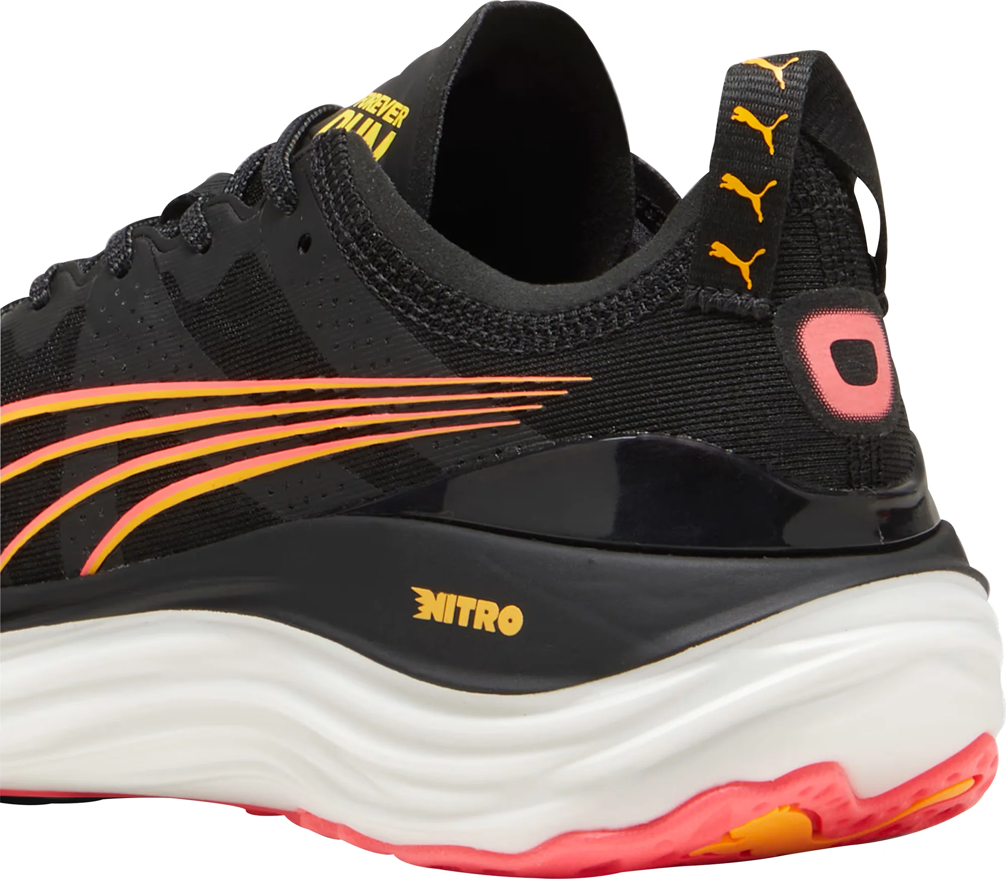 Puma ForeverRun Nitro Womens Running Shoes - Black - Image 5