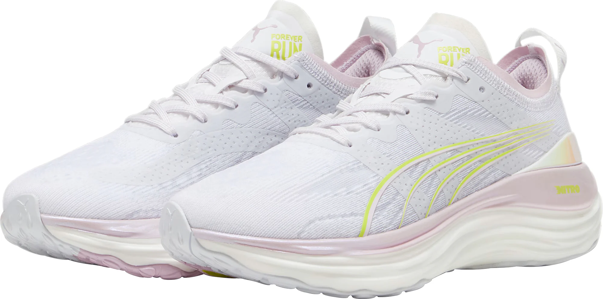 Puma ForeverRun Nitro Womens Running Shoes - White - Image 5
