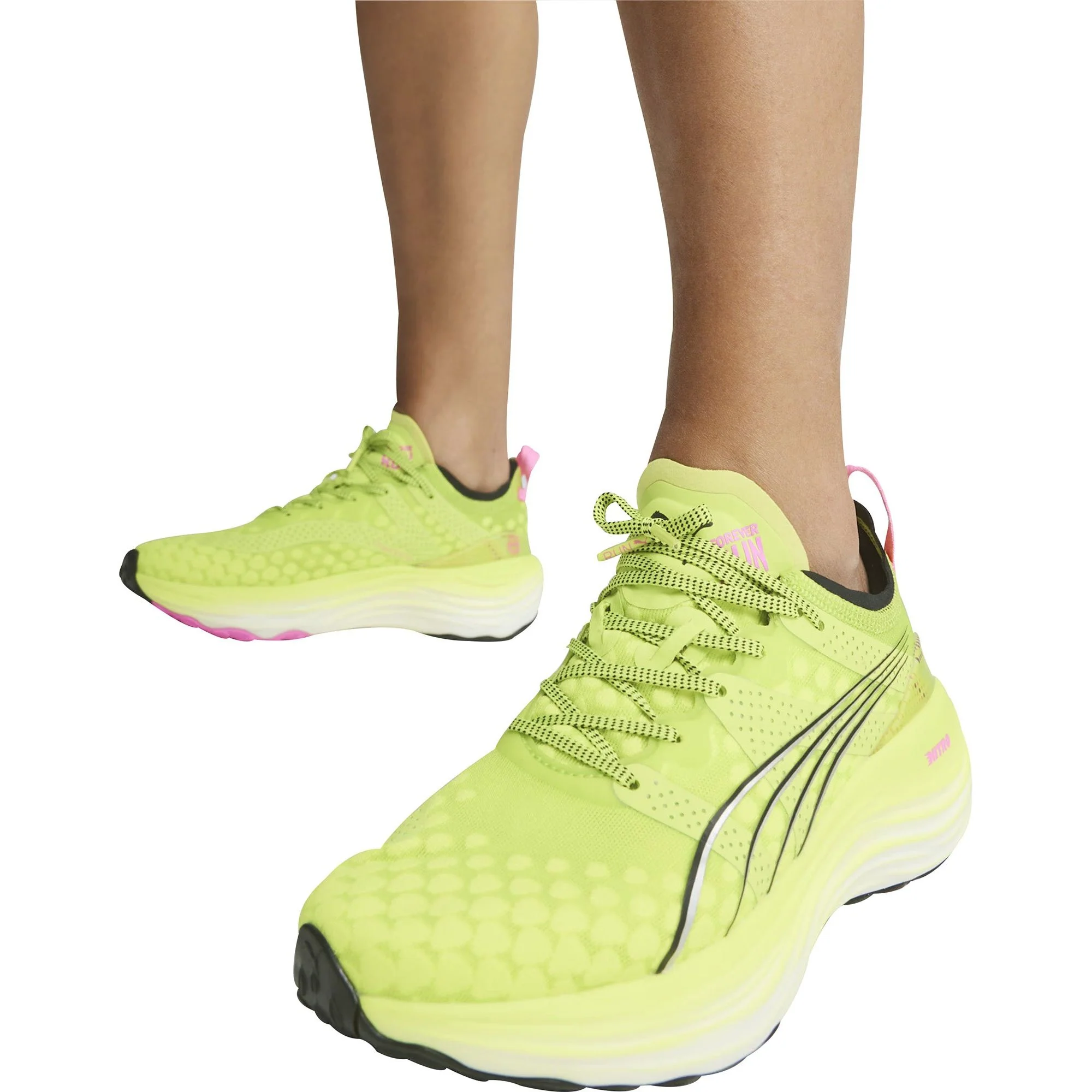 Puma ForeverRun Nitro Womens Running Shoes - Yellow - Image 8