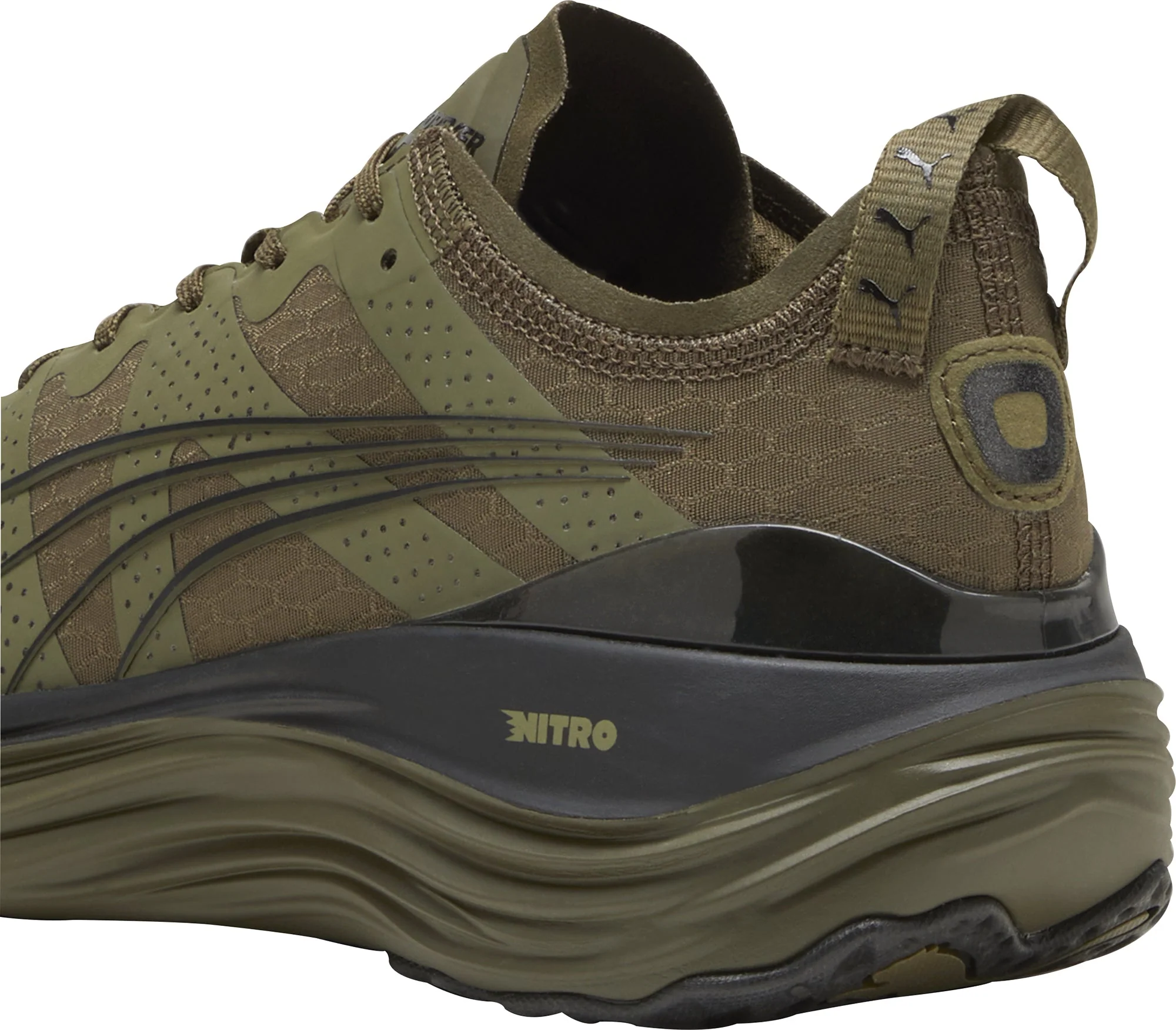 Puma ForeverRun Nitro WTR Mens Running Shoes - Green - Image 7