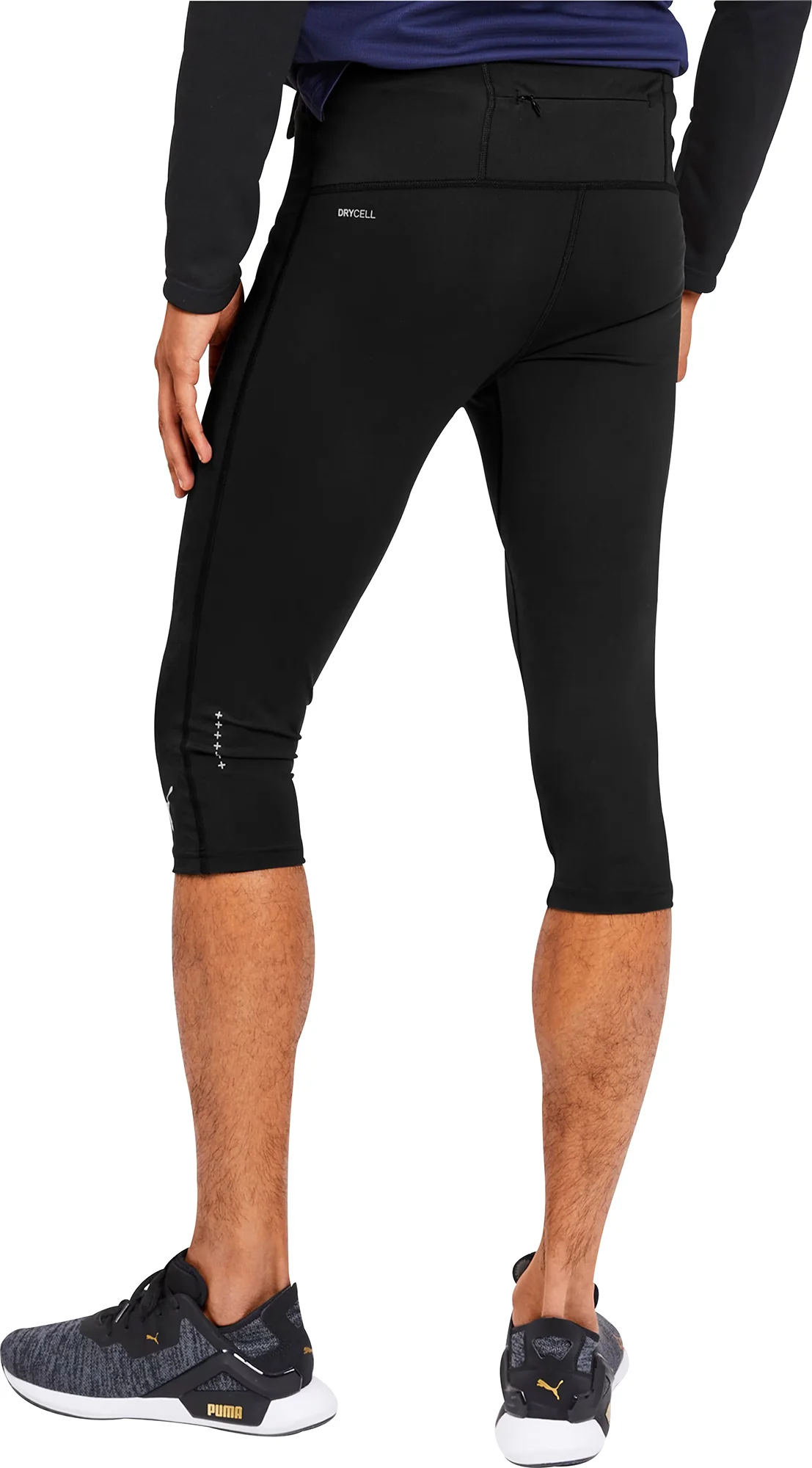 Puma Ignite 3/4 Capri Mens Running Tights - Black - Image 2