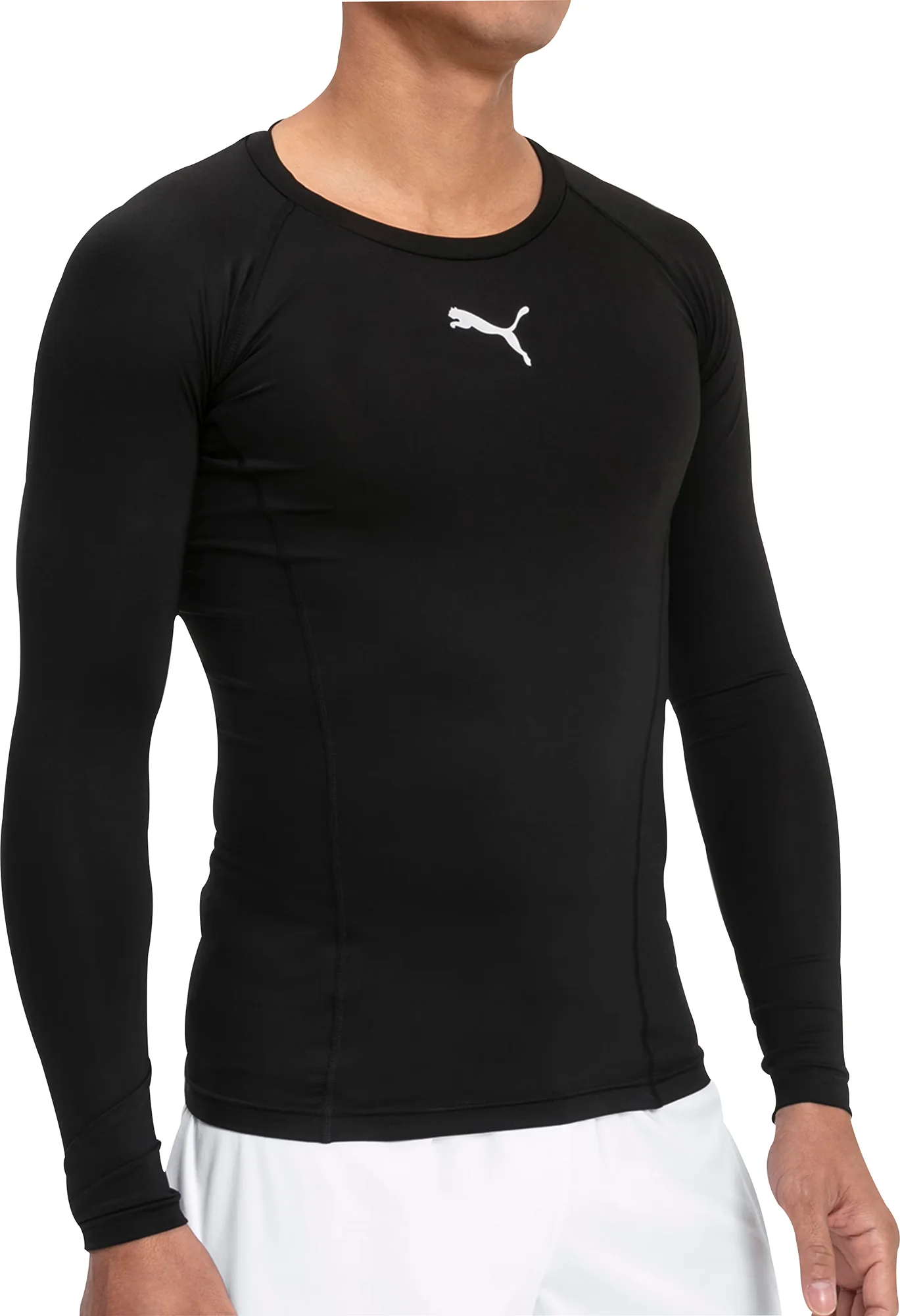 Puma Liga Baselayer Long Sleeve Mens Training Top - Black