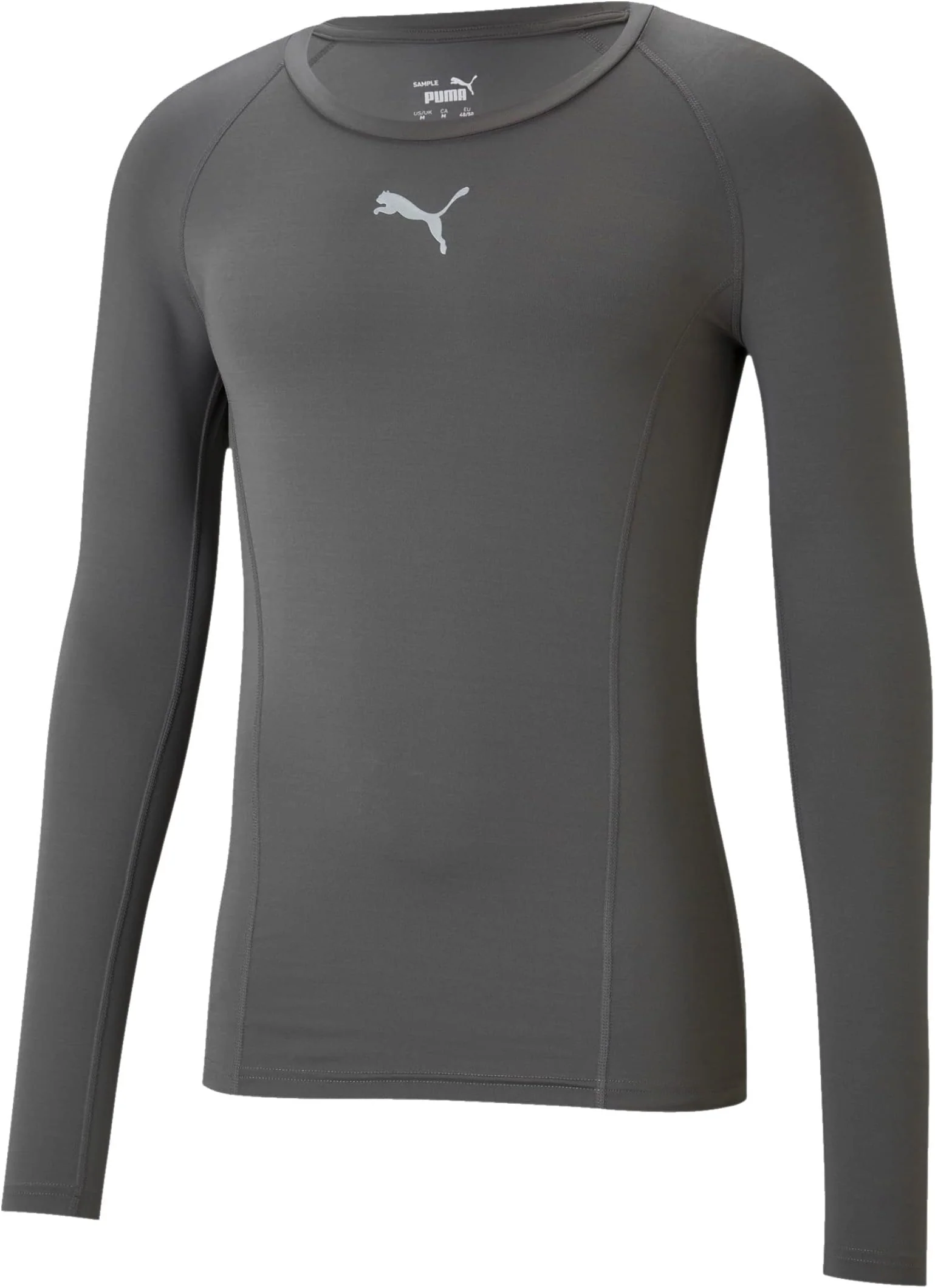 Puma Liga Baselayer Long Sleeve Mens Training Top - Grey