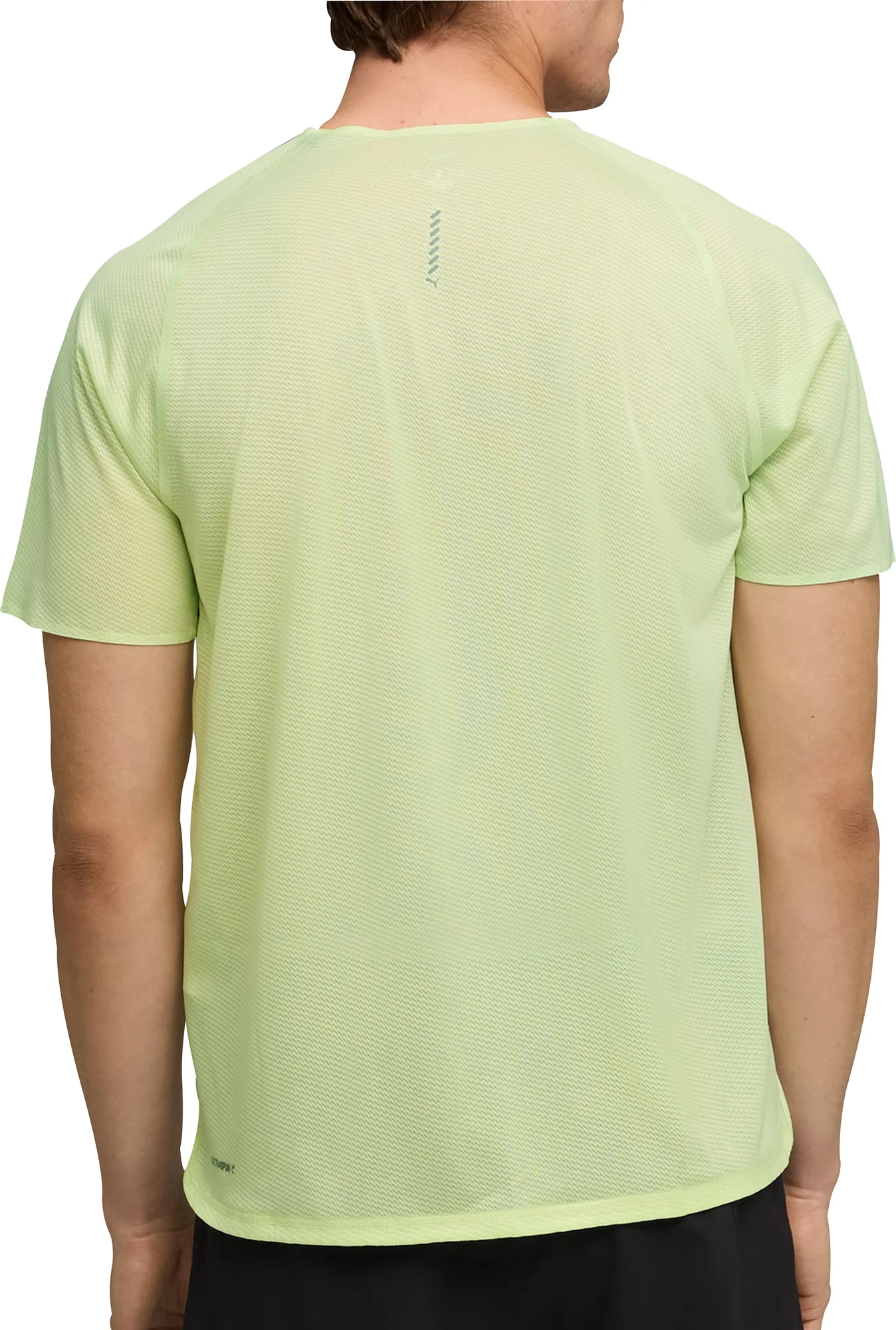 Puma LightSpeed Short Sleeve Mens Running Top - Green - Image 2