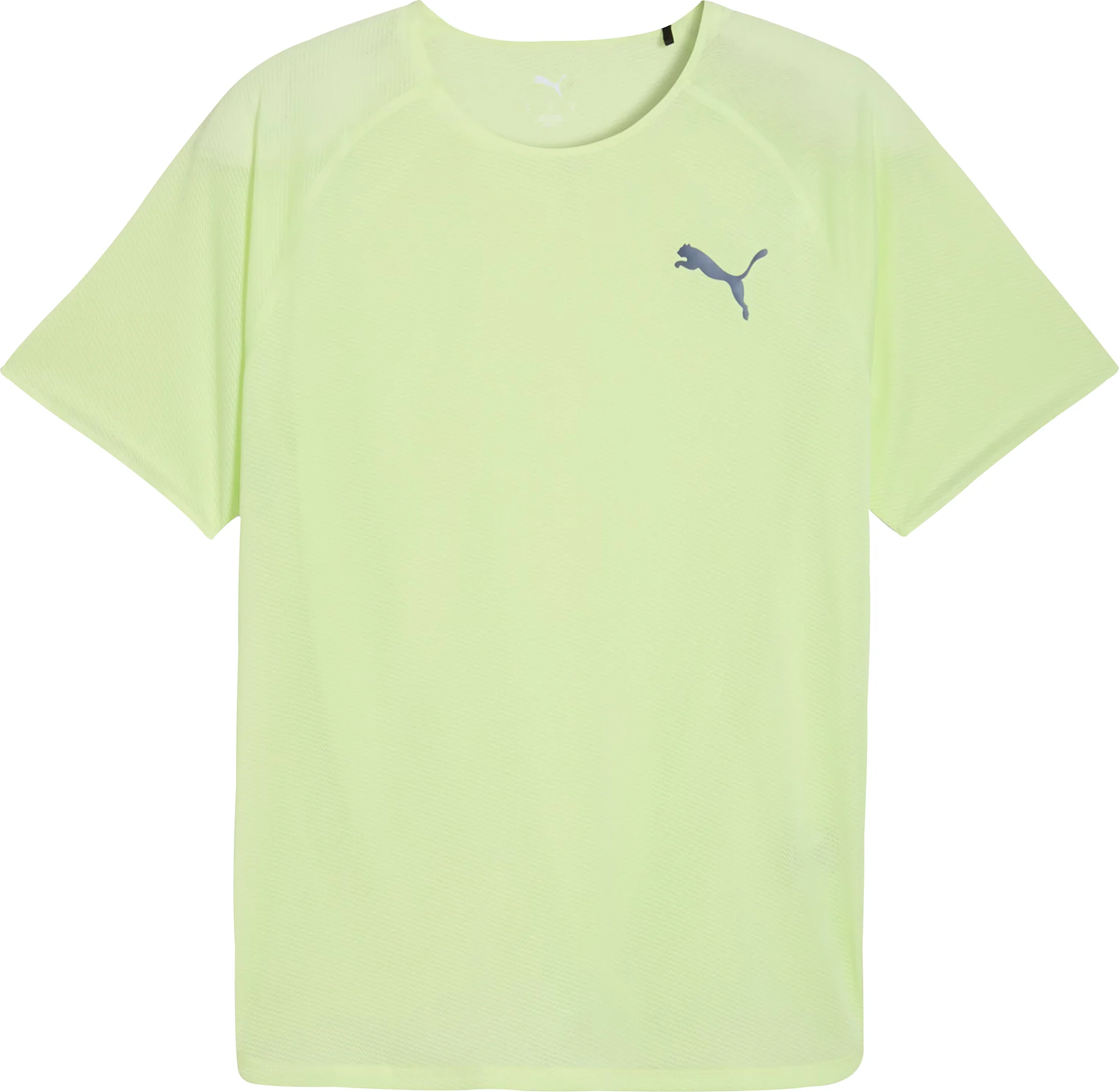 Puma LightSpeed Short Sleeve Mens Running Top - Green - Image 3