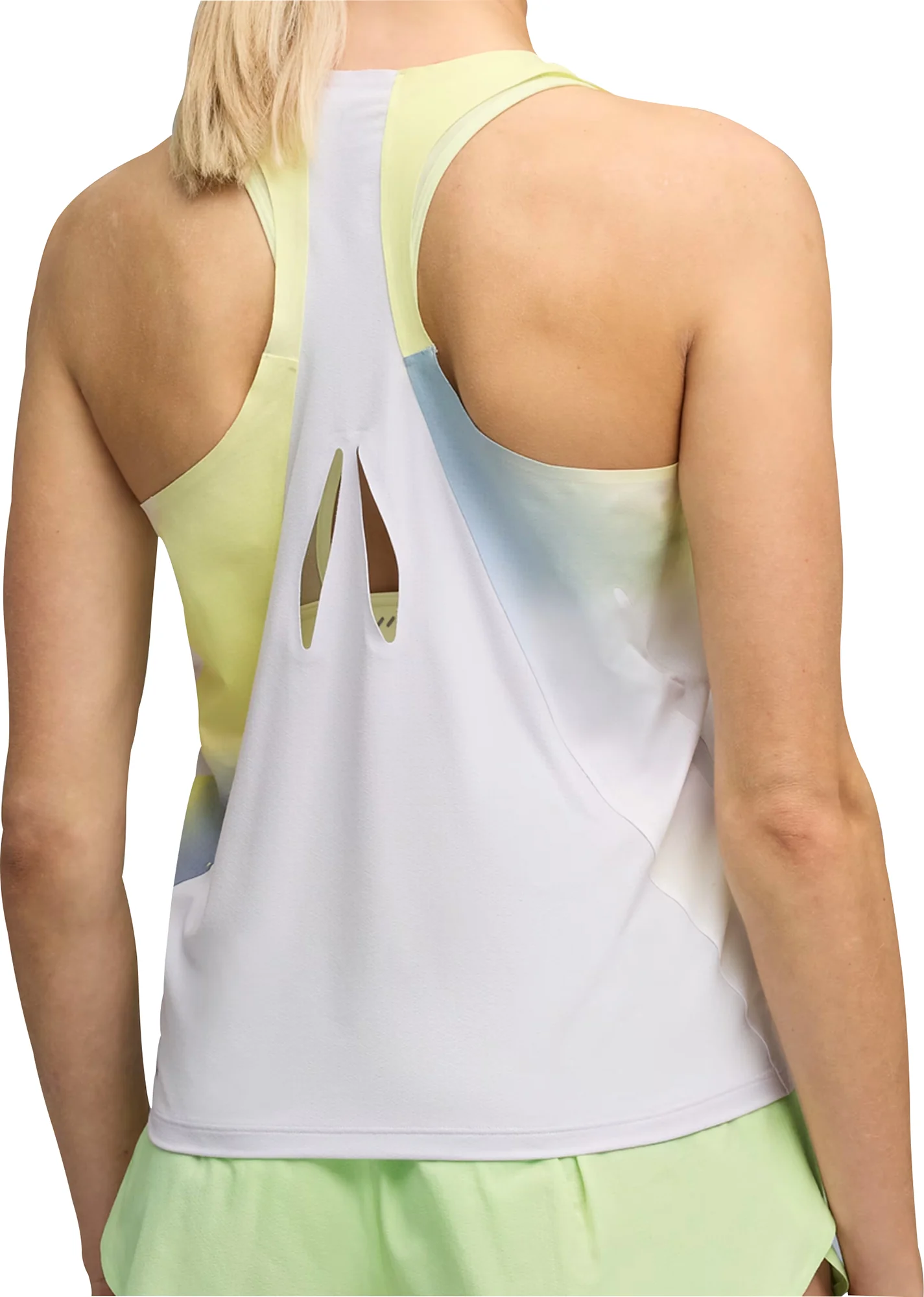 Puma LightSpeed UltraWeave Graphic Womens Running Vest Tank Top - Grey - Image 2