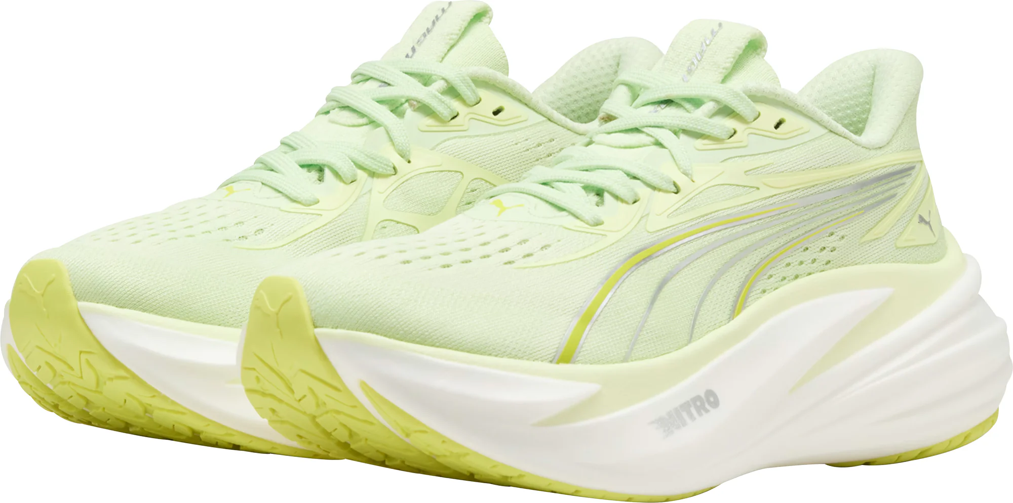 Puma MagMax Nitro 2 Womens Running Shoes - Green - Image 5