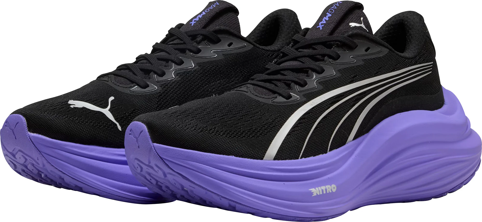 Puma MagMax Nitro Womens Running Shoes - Black - Image 5