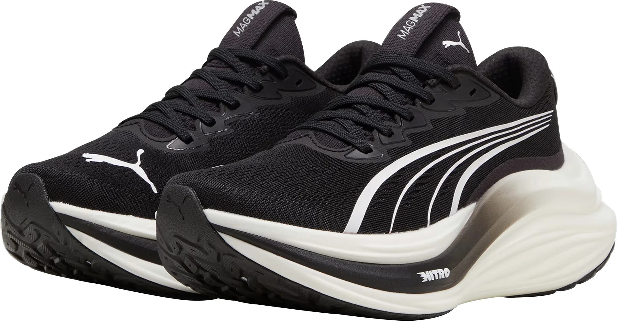 Puma MagMax Nitro Womens Running Shoes - Black - Image 5