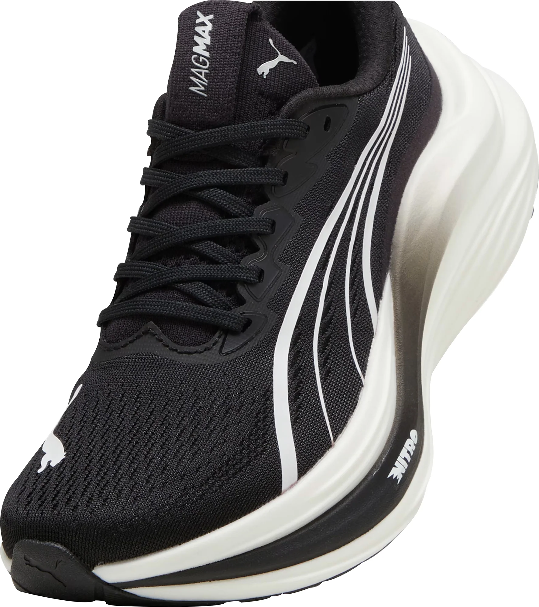 Puma MagMax Nitro Womens Running Shoes - Black - Image 7