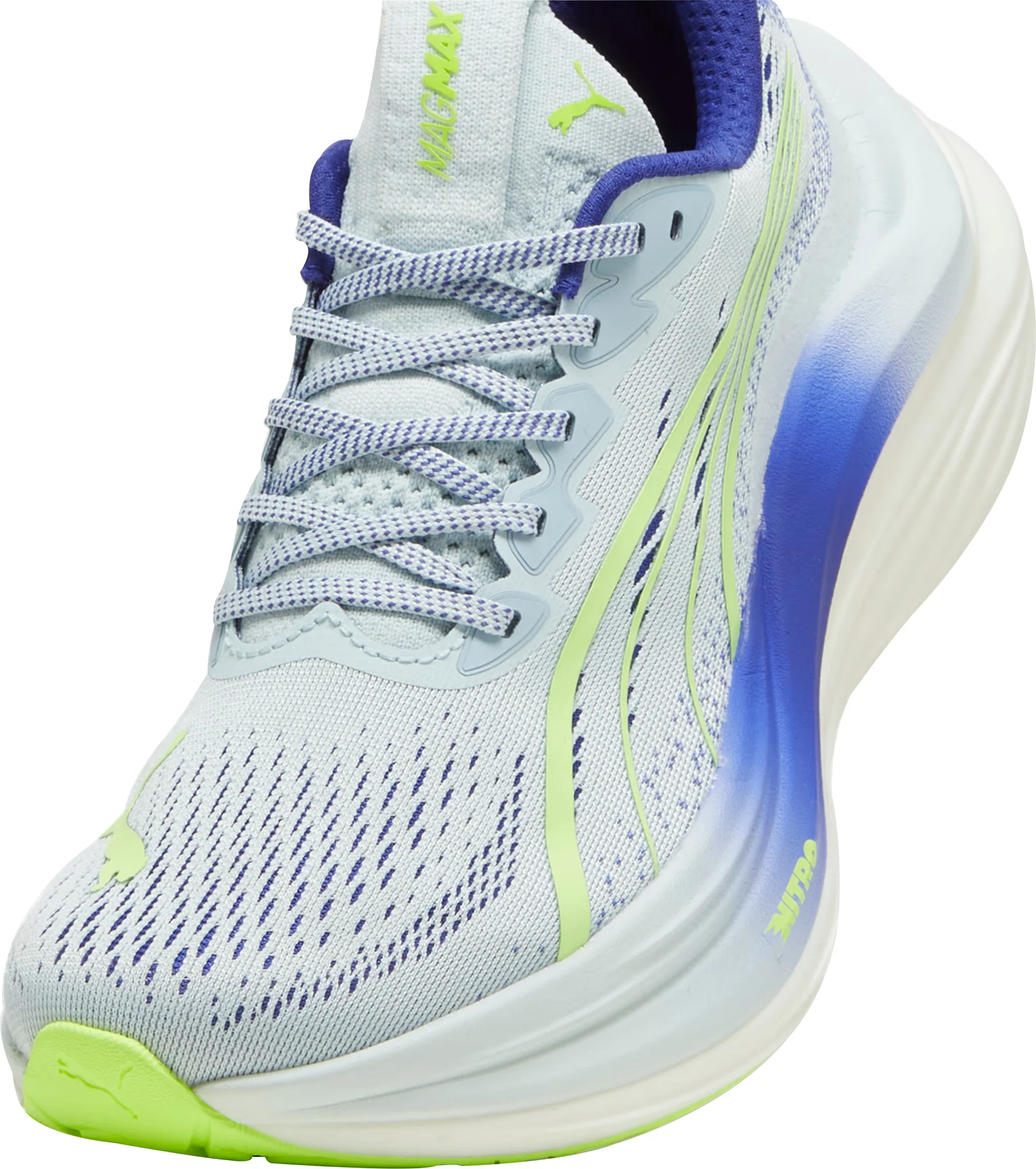 Puma MagMax Nitro Womens Running Shoes - Blue - Image 6