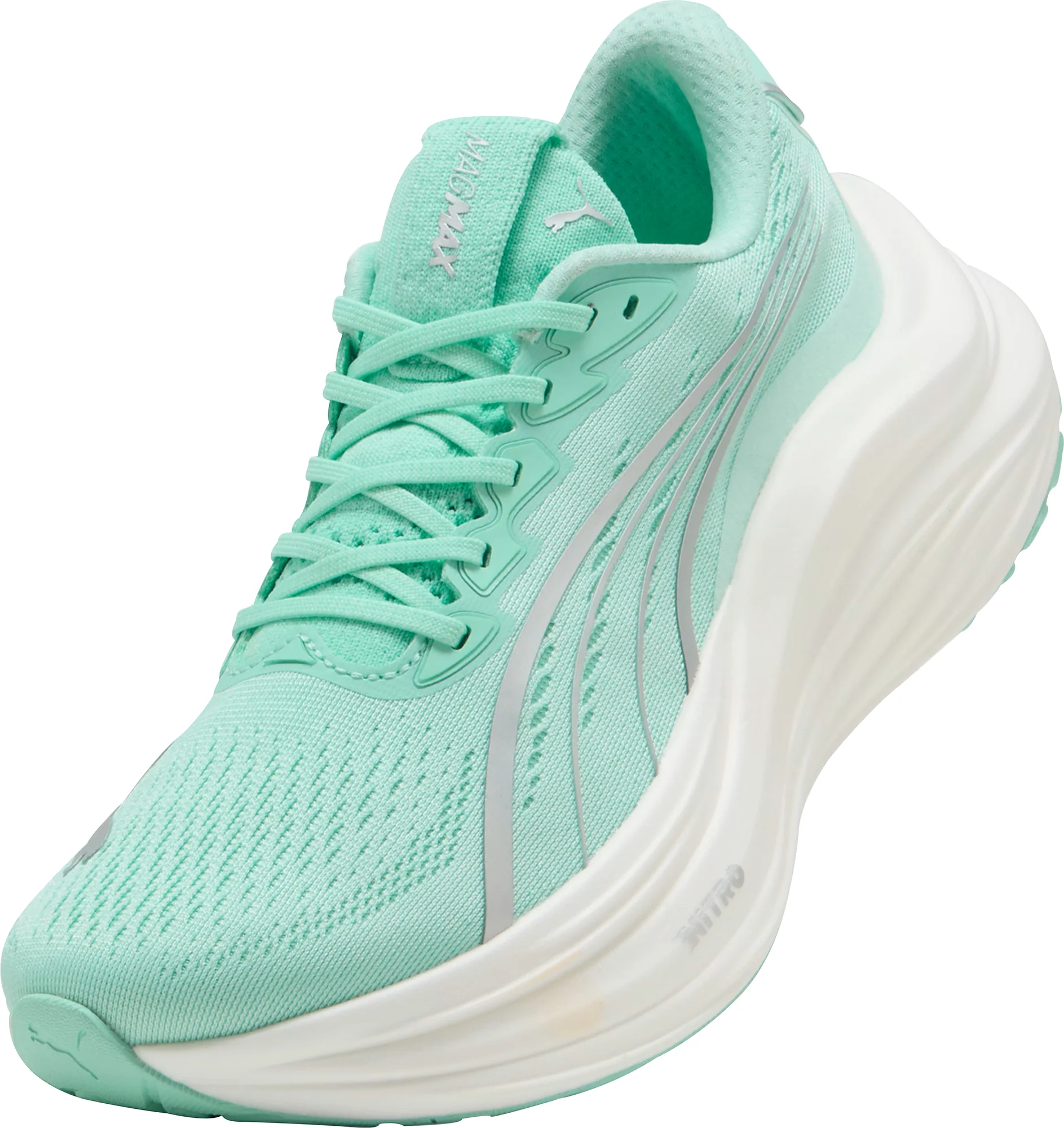 Puma MagMax Nitro Womens Running Shoes - Green - Image 7