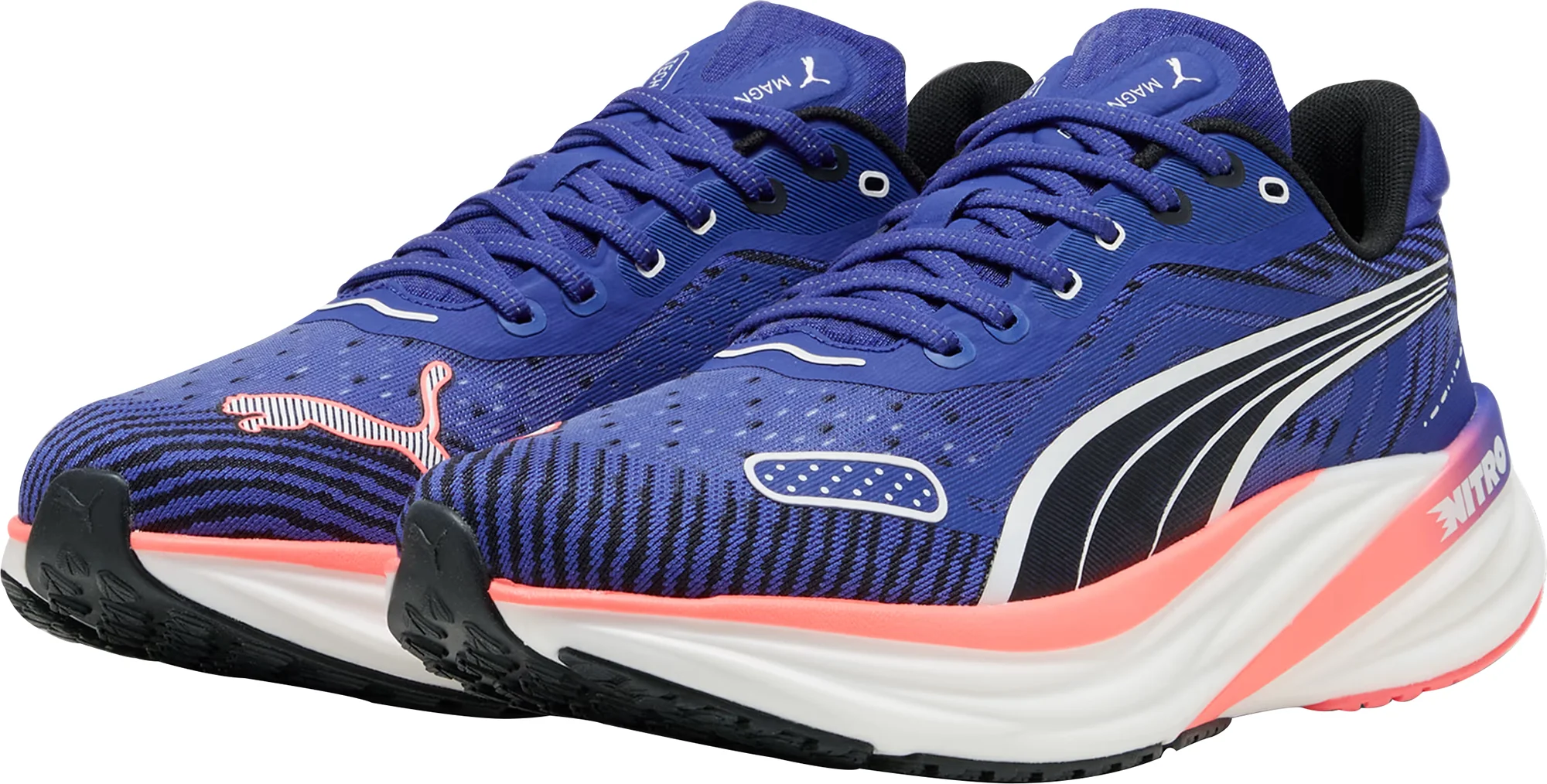 Puma Magnify Nitro 2 Mens Running Shoes - Blue - Image 5