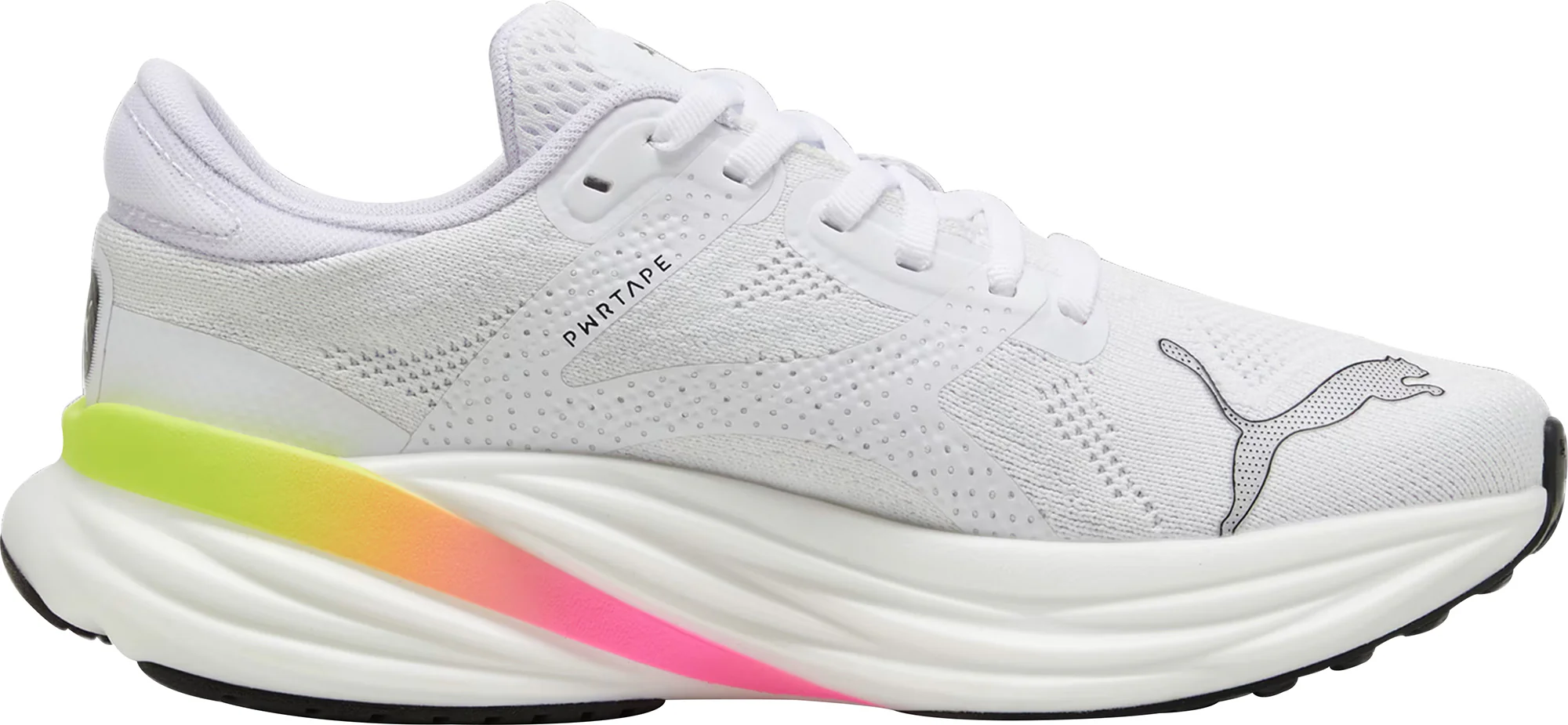 Puma Magnify Nitro 2 Womens Running Shoes - White - Image 3