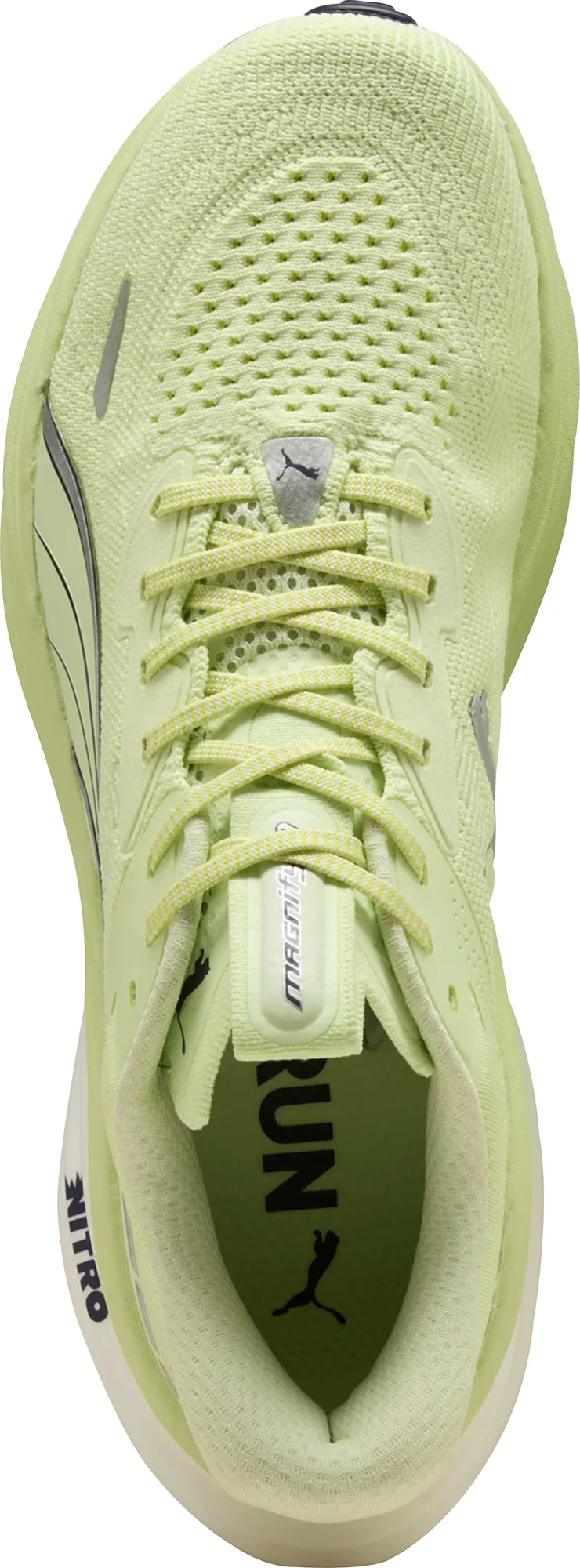 Puma Magnify Nitro 3 Mens Running Shoes - Green - Image 4