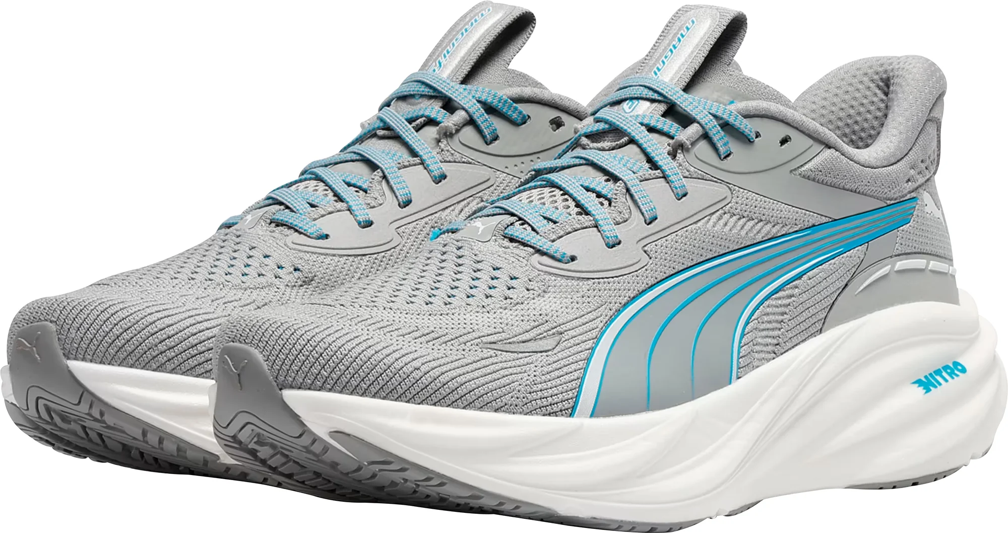 Puma Magnify Nitro 3 Mens Running Shoes - Grey - Image 5