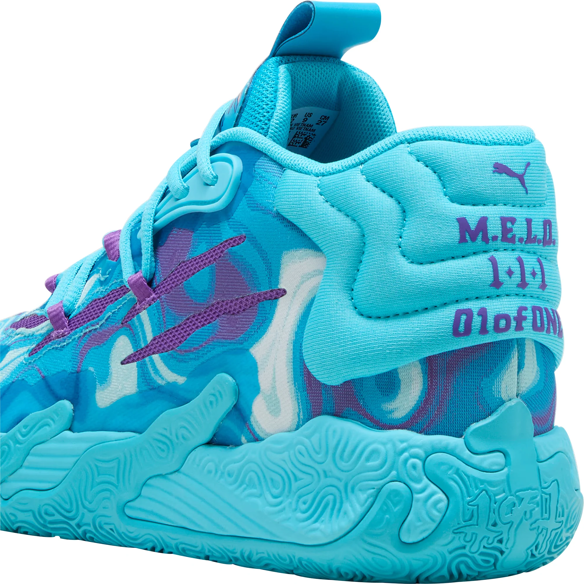 Puma MB.03 CLT Mens Basketball Shoes - Blue - Image 6