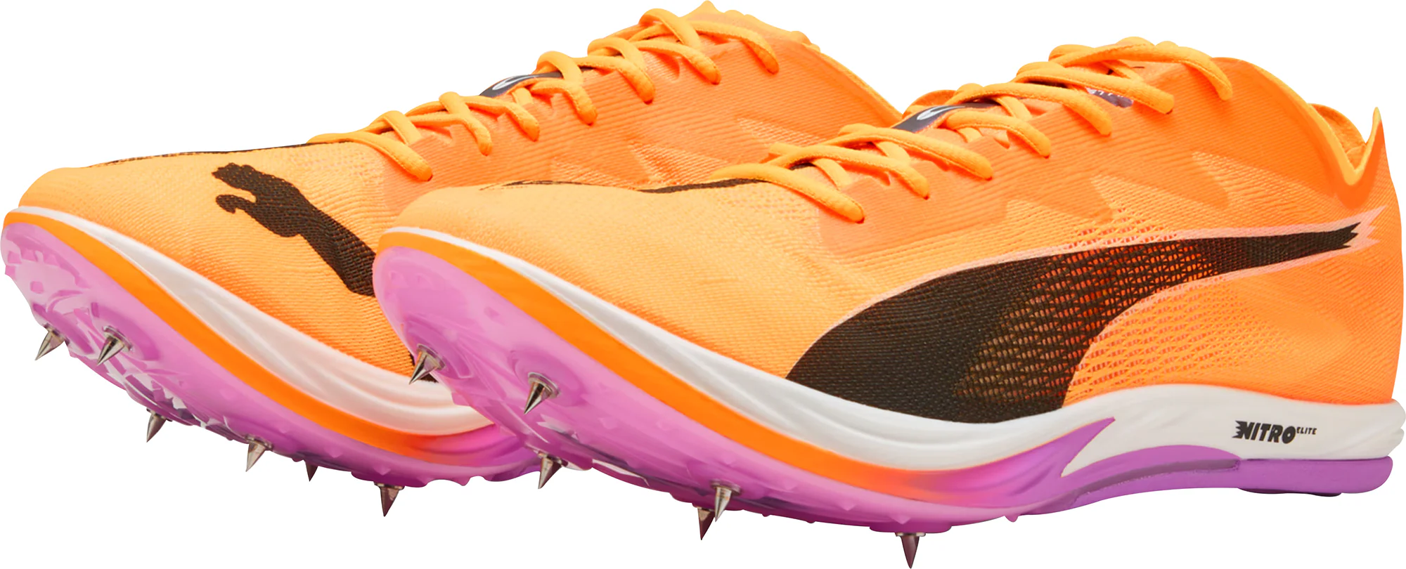 Puma Nitro Elite 3 Long Distance Running Spikes - Orange - Image 5