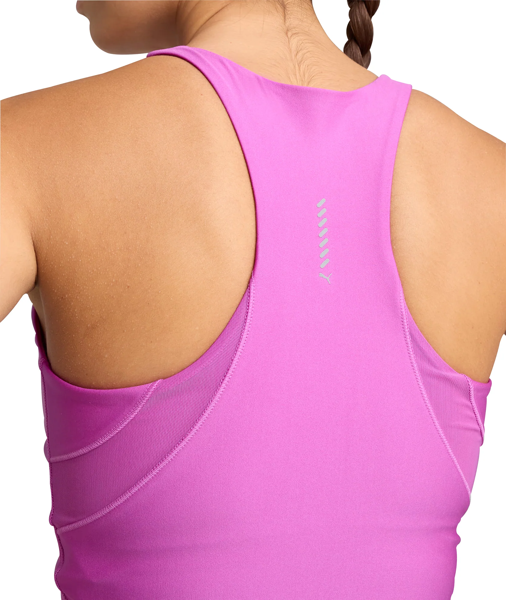 Puma Raceday UltraForm Womens Running Crop Top - Purple - Image 4