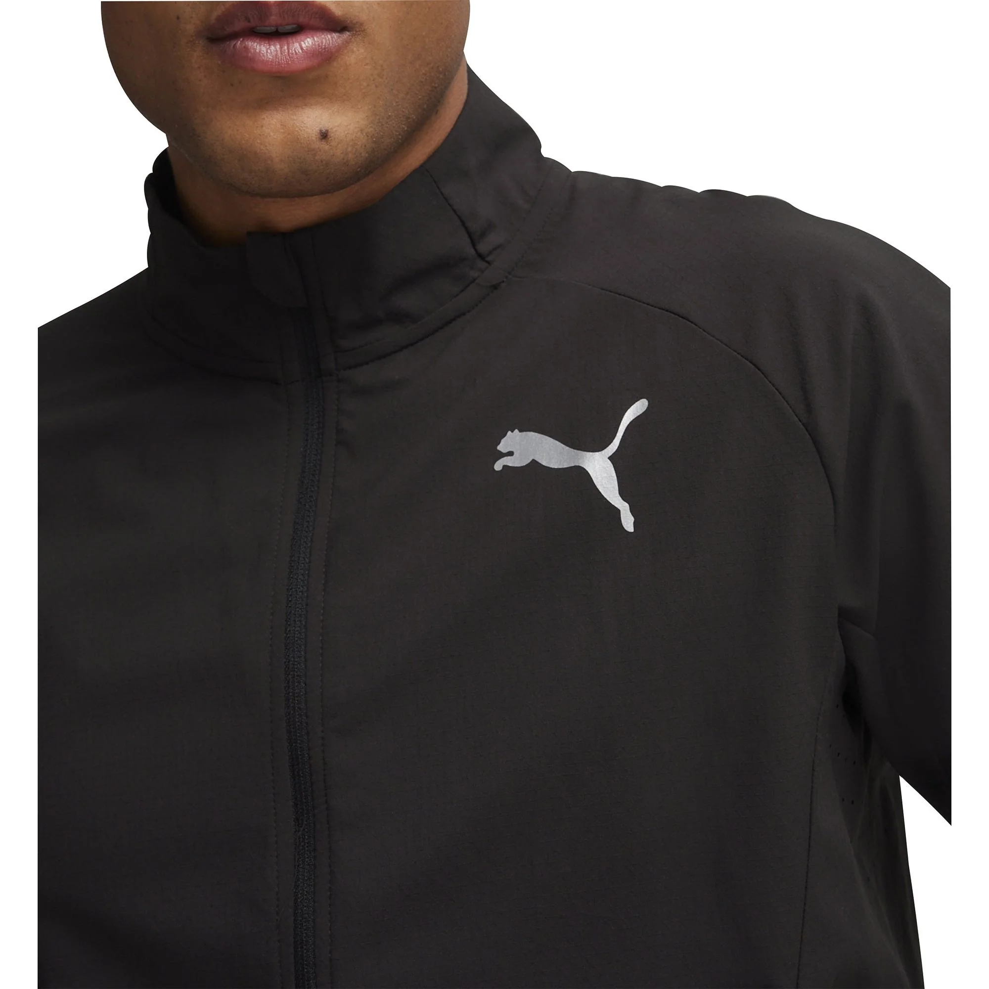 Puma Run Elite Ultraweave Mens Running Jacket - Black - Image 4