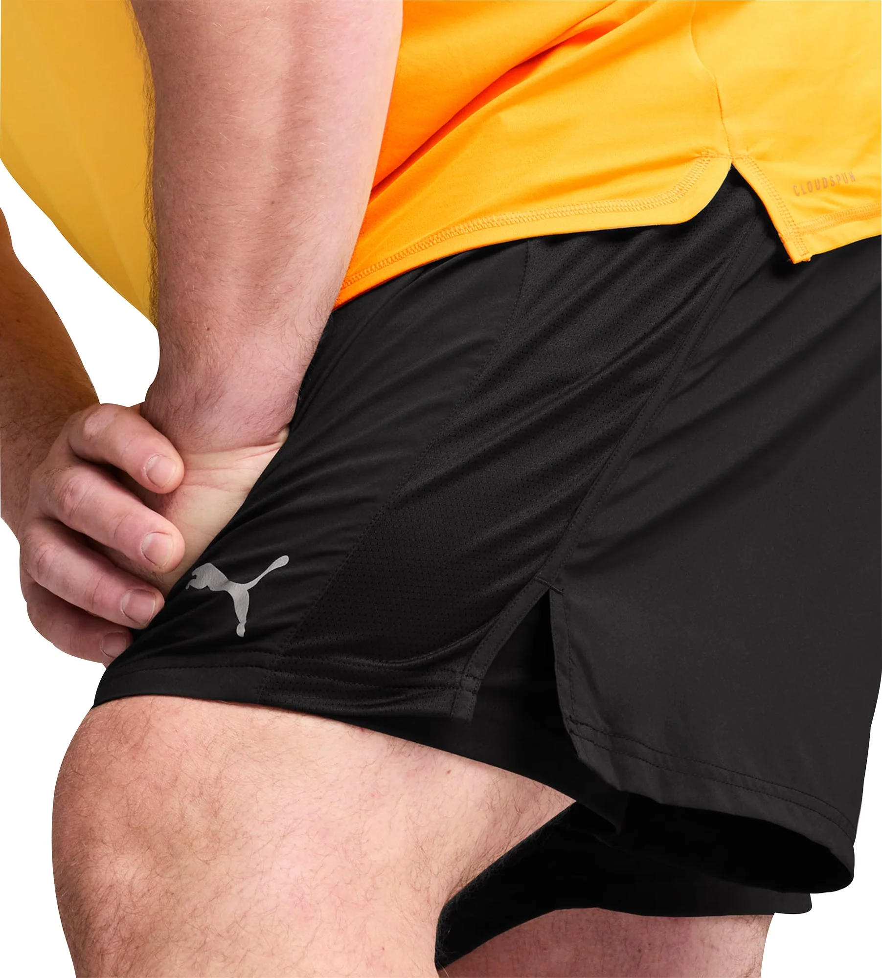 Puma Run Favourite Velocity 2 In 1 Mens Running Shorts - Black - Image 3