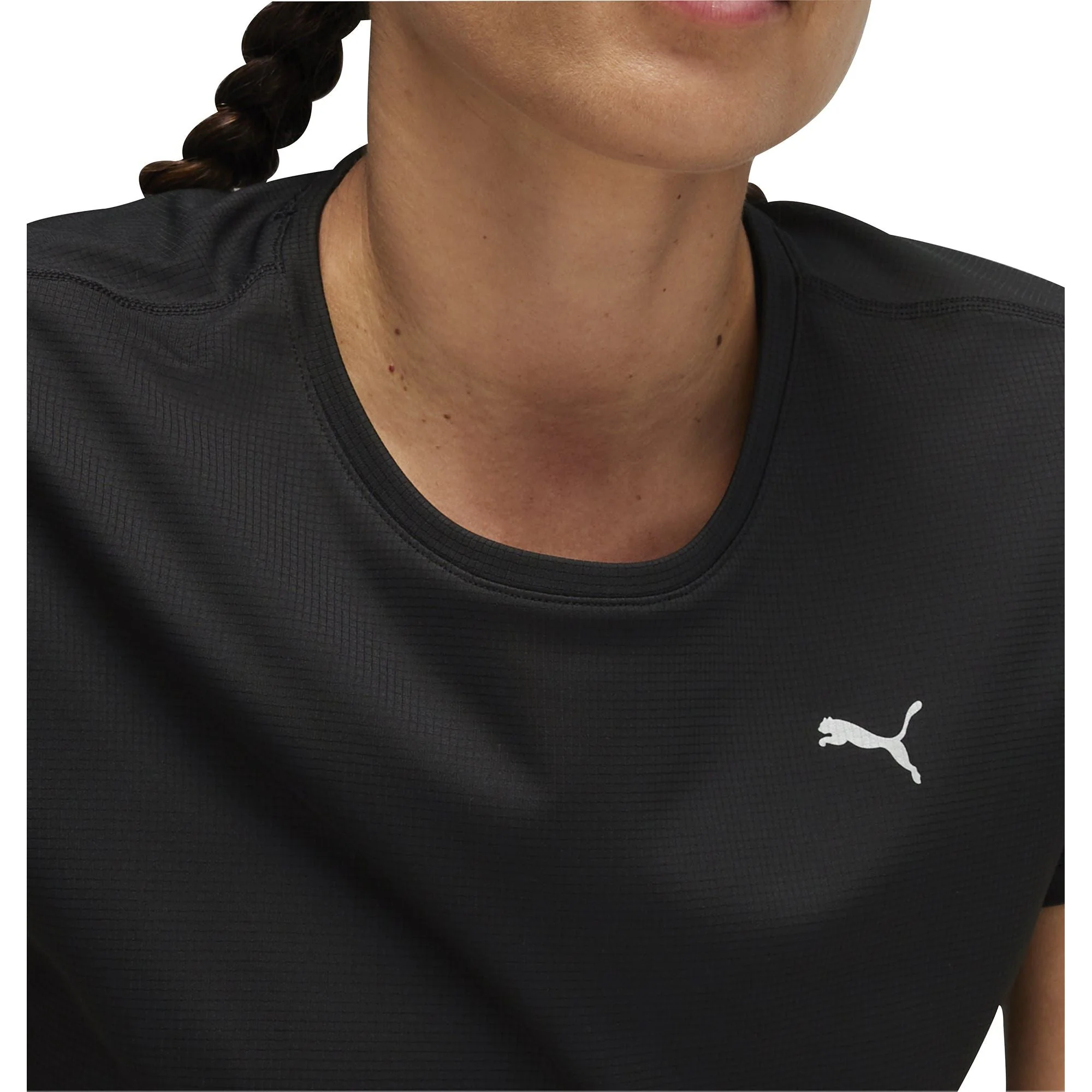 Puma Run Favourite Velocity Short Sleeve Womens Running Top - Black - Image 3