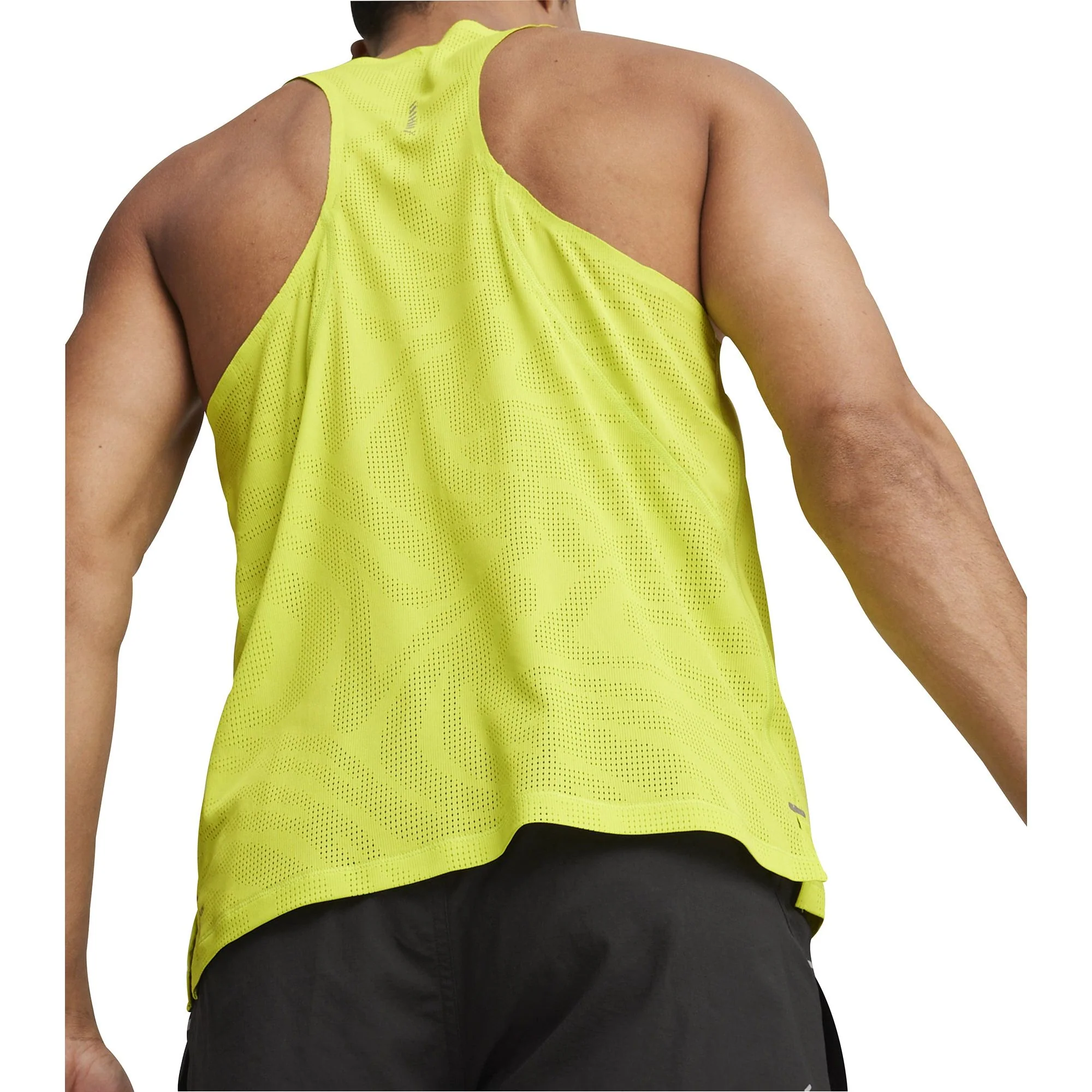 Puma Run Ultraspun Mens Running Vest - Green - Image 2