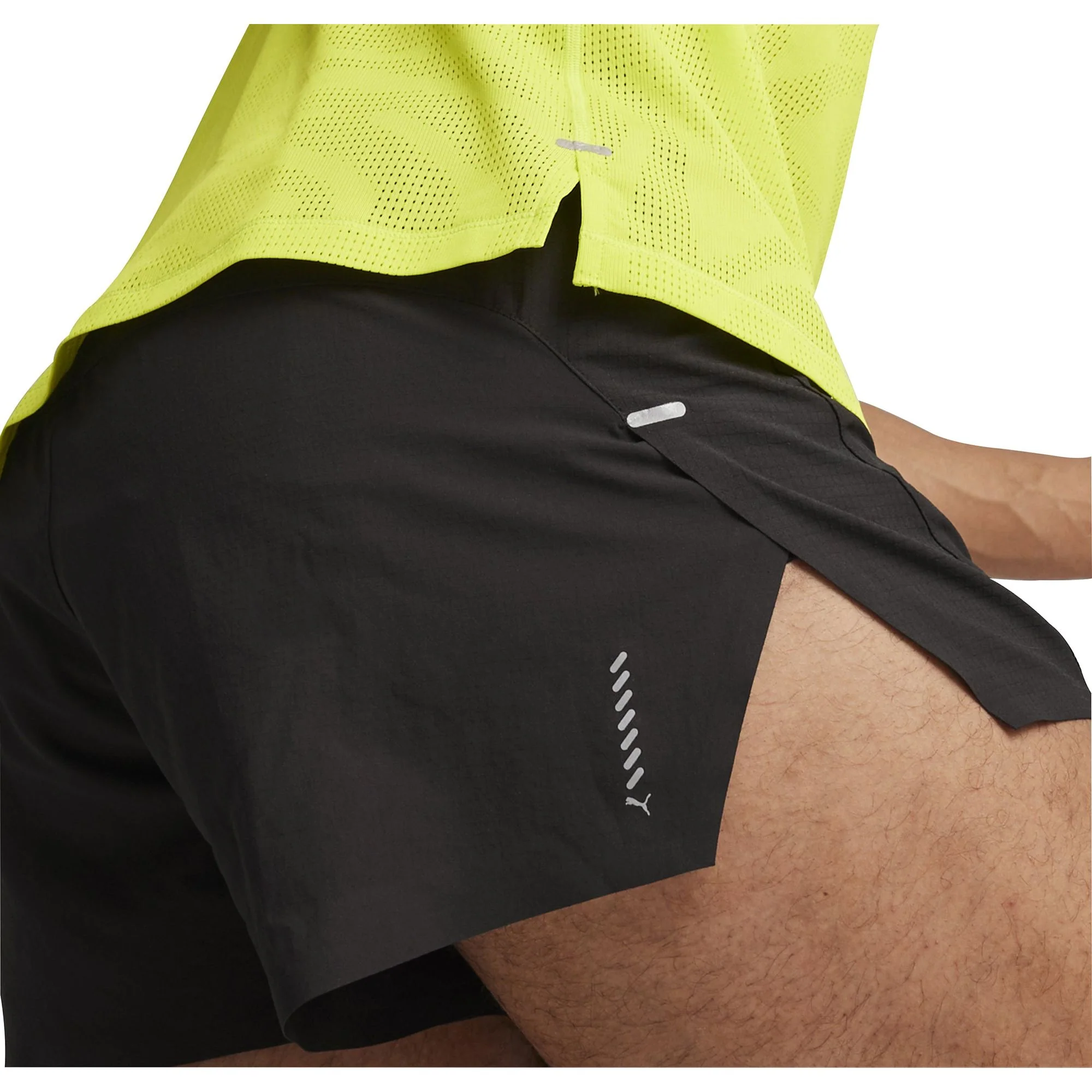 Puma Run Ultraweave Velocity 3 Inch Mens Running Shorts - Black - Image 3