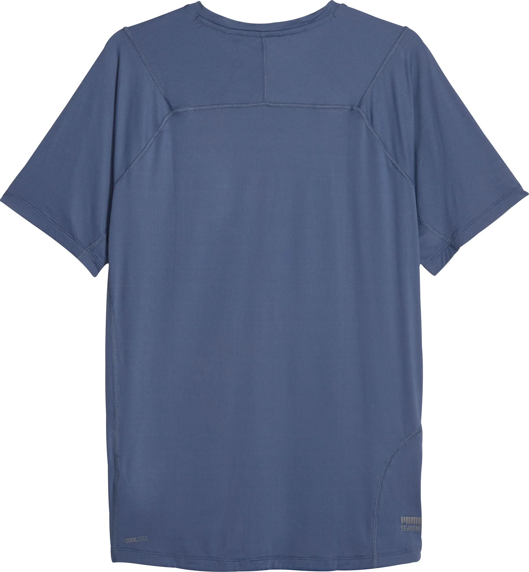 Puma Seasons coolCELL Short Sleeve Mens Running Top - Blue - Image 6