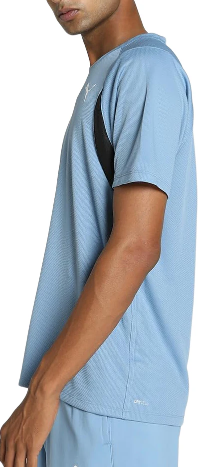 Puma UltraBreathe Short Sleeve Mens Training Top - Blue - Image 3