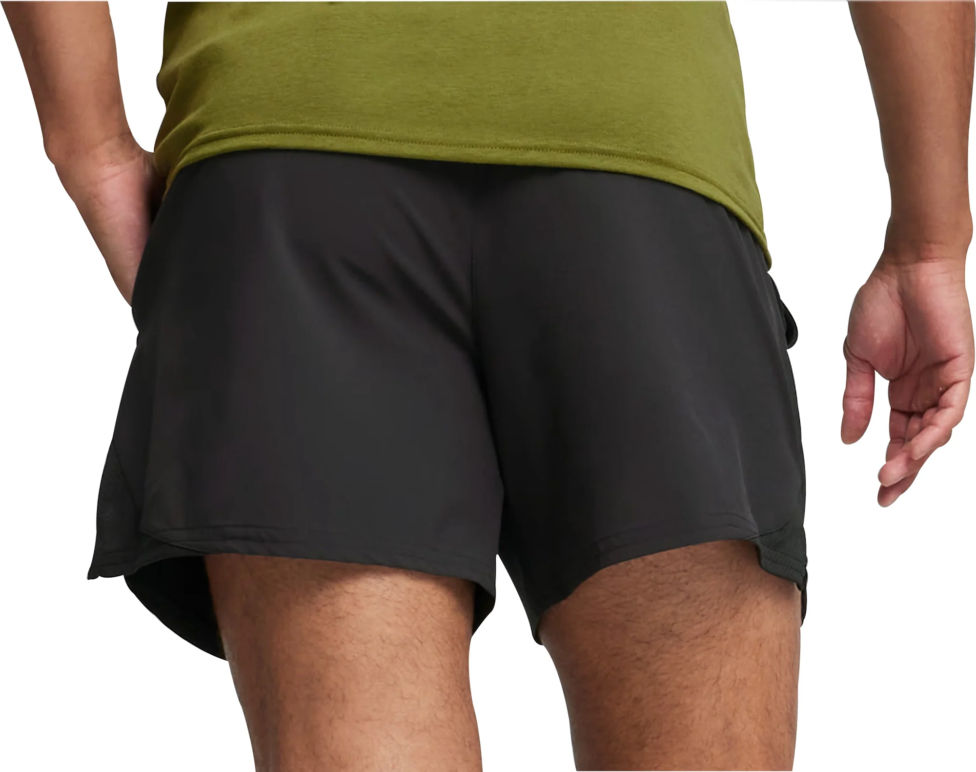 Puma Ultrabreathe Stretch 5 Inch Mens Training Shorts - Black - Image 2