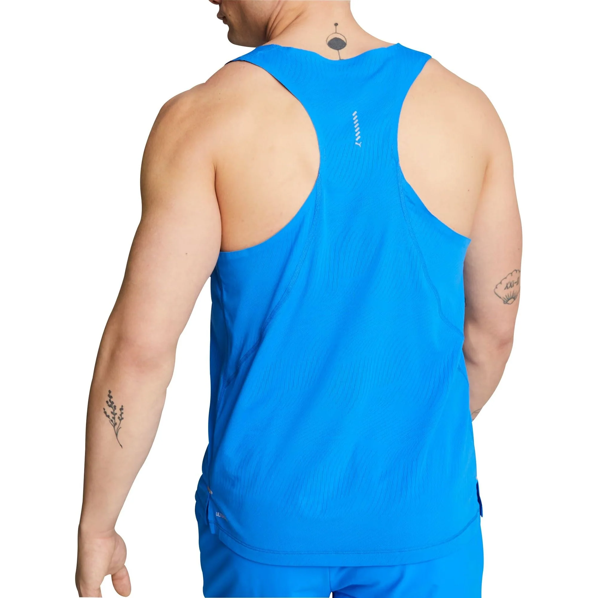 Puma Ultraspun Mens Running Vest - Blue - Image 2