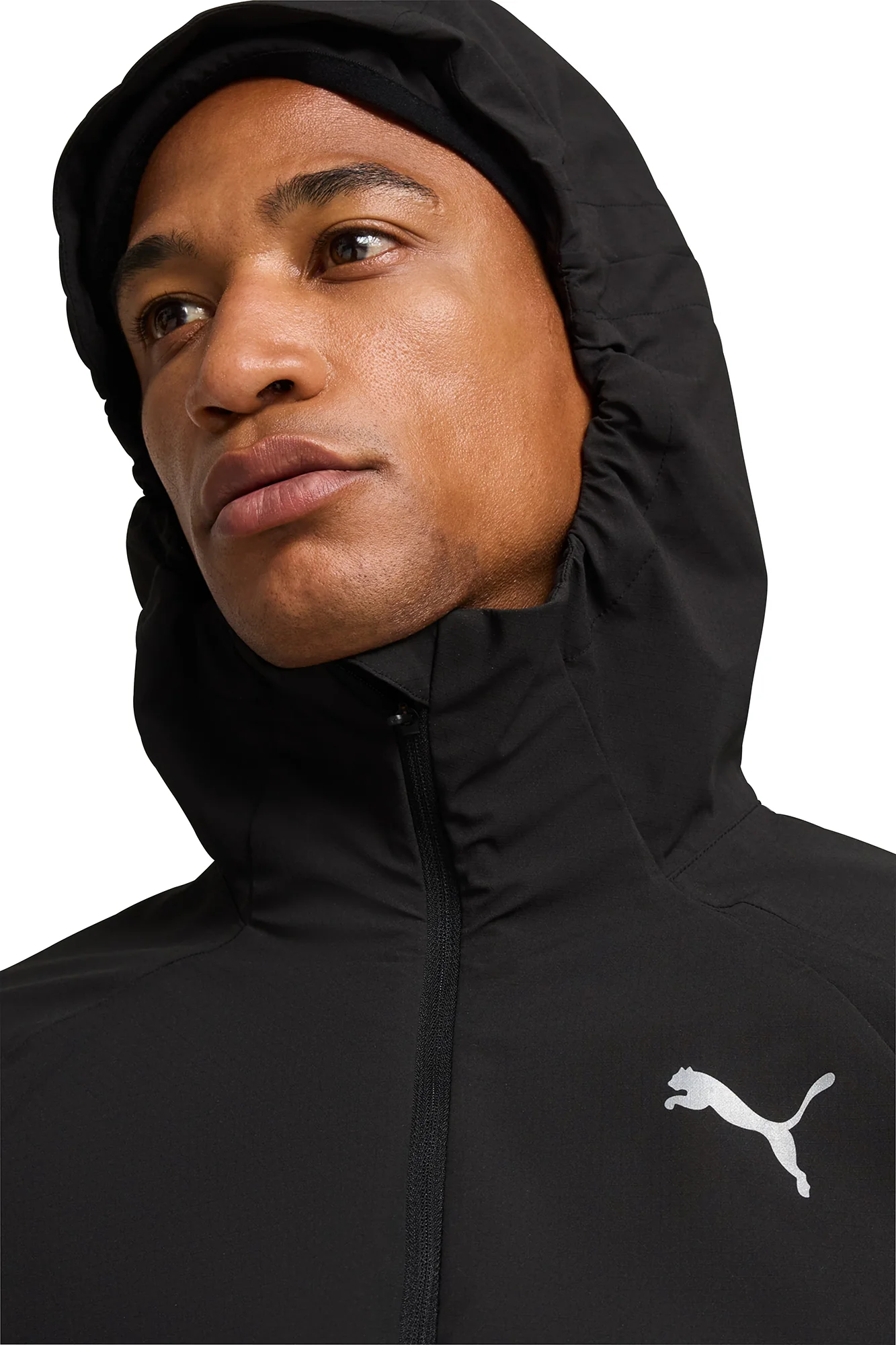 Puma Ultraweave Rain Mens Running Jacket - Black - Image 4